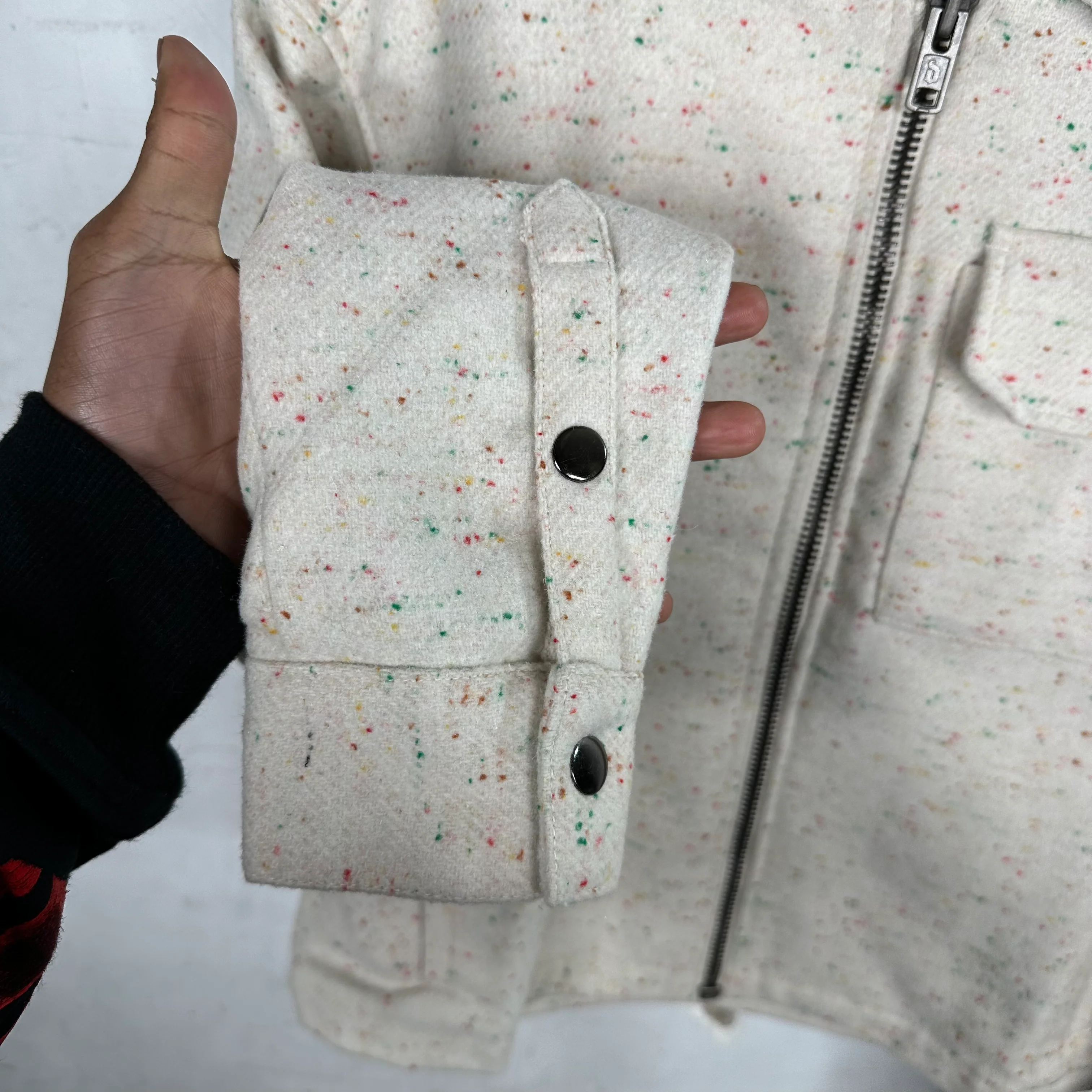 Midori Rainbow Wool Work Jacket - Image 4