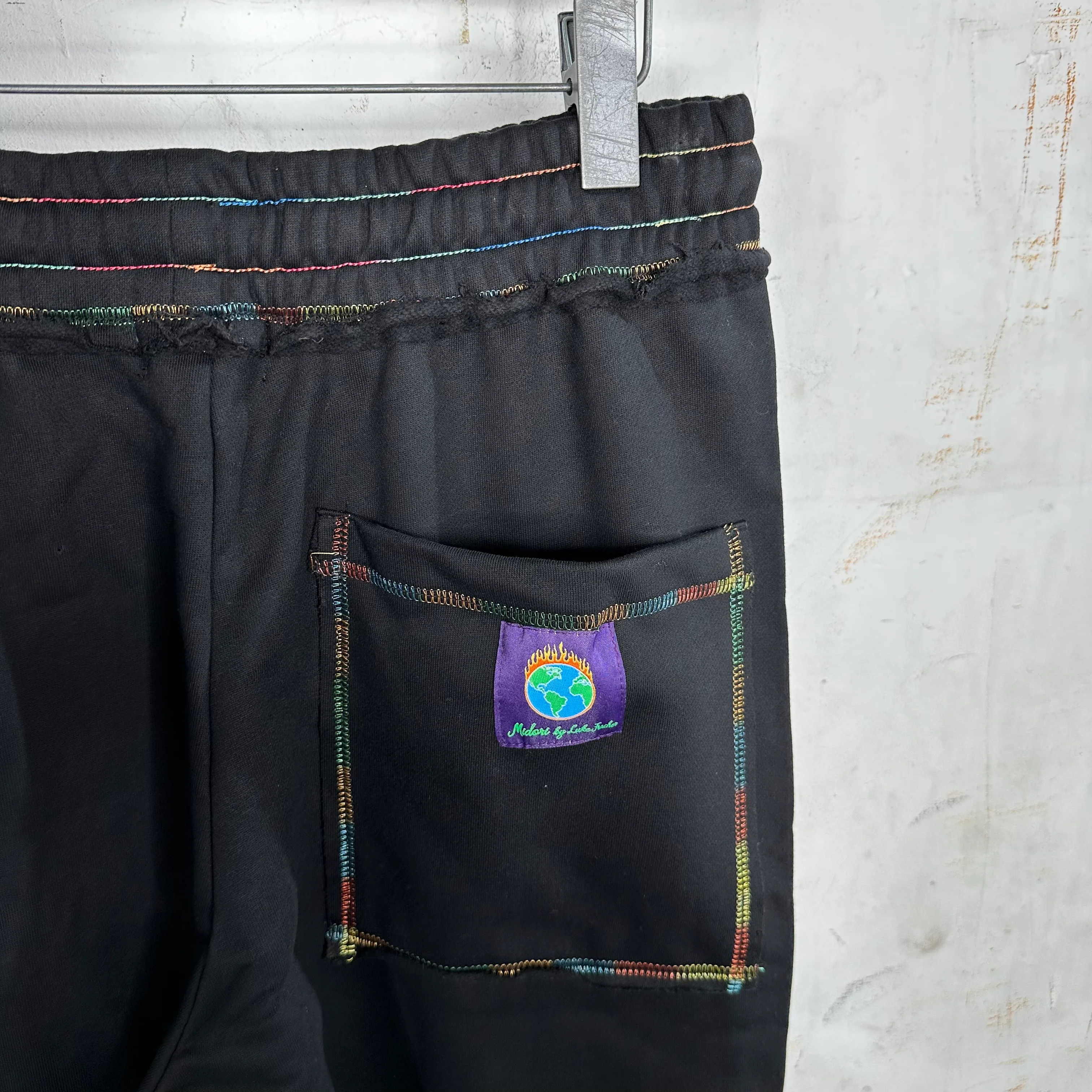 Midori Contrast Stitch Sweatpants - Image 7