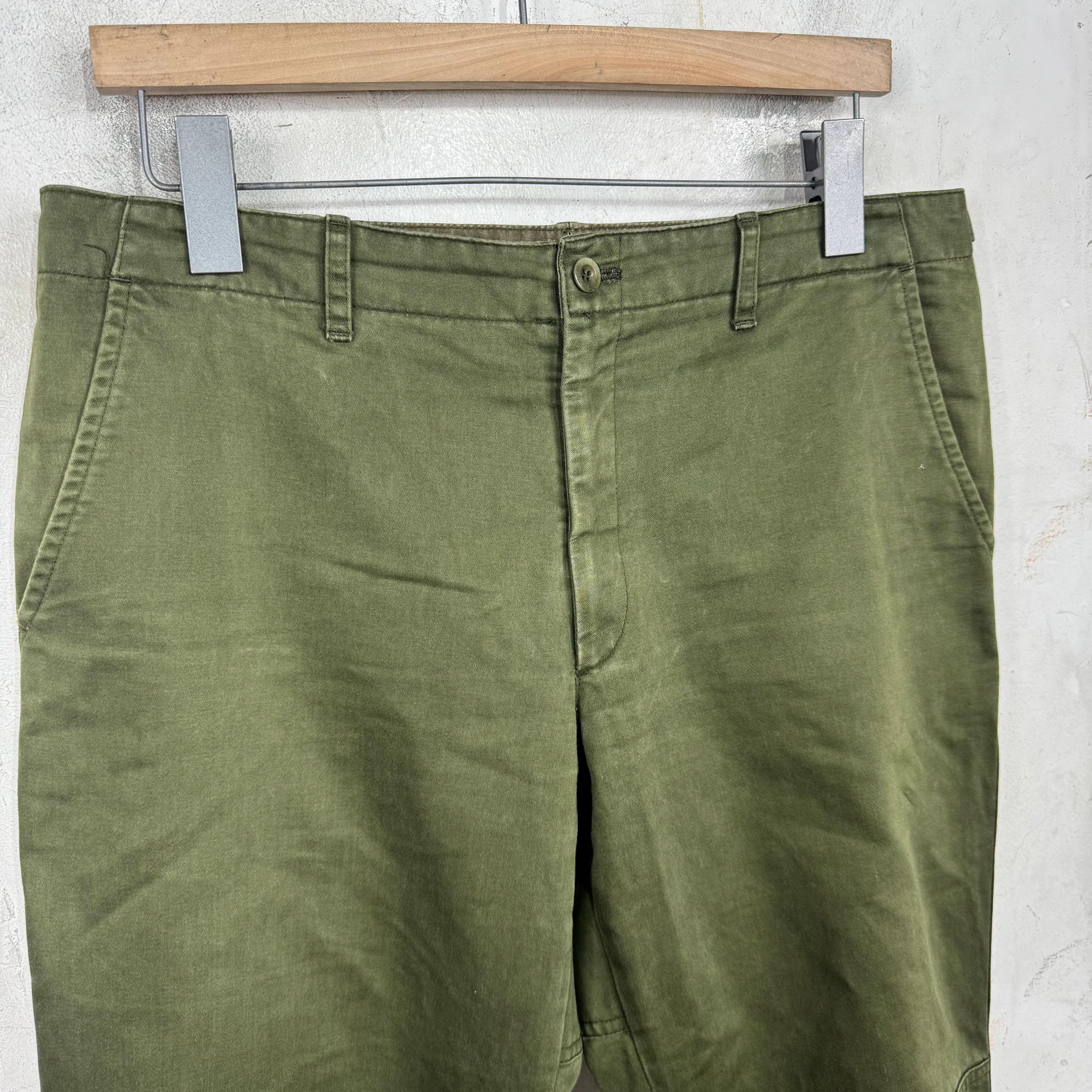 Miu Miu Olive Military Style Pants - Image 4