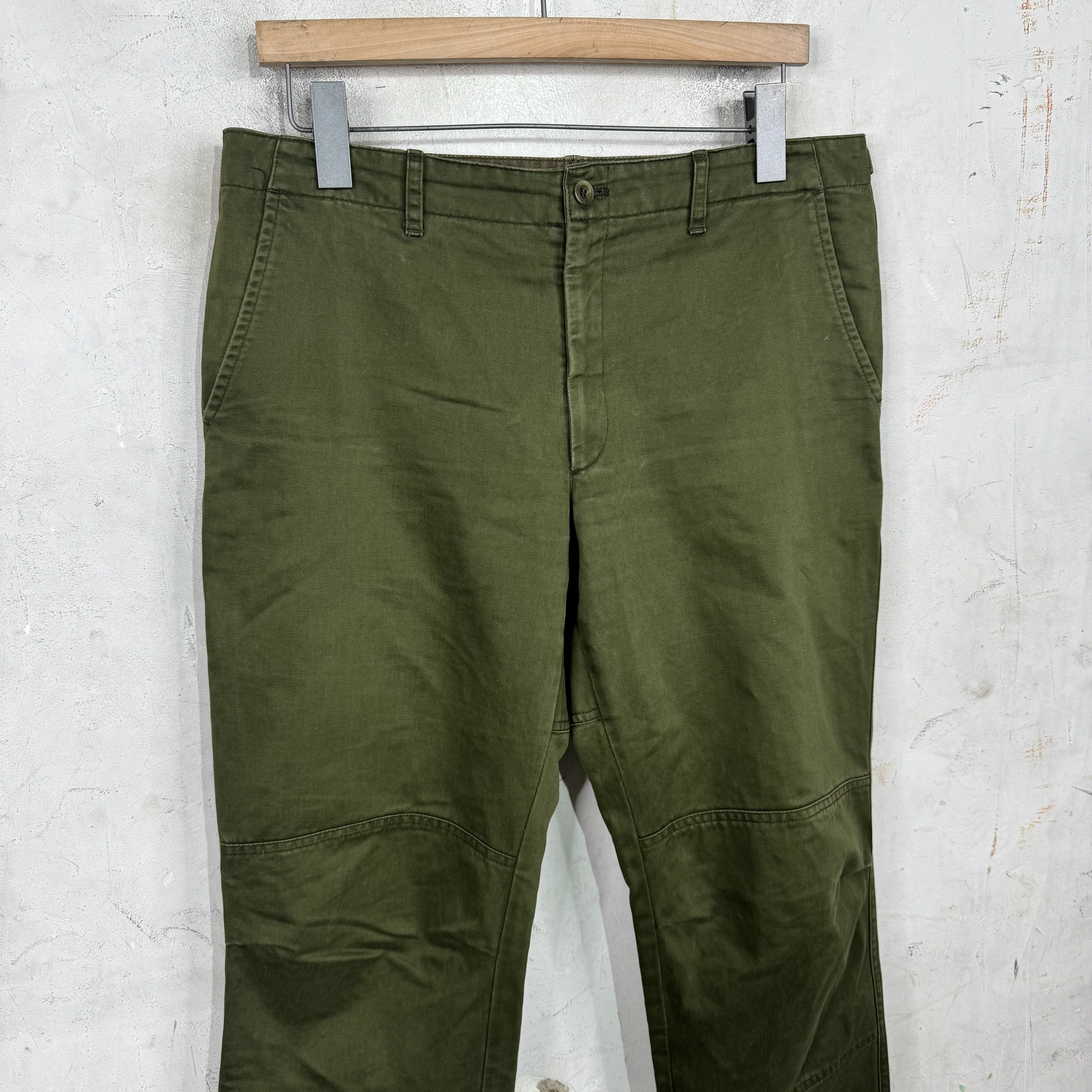 Miu Miu Olive Military Style Pants - Image 5