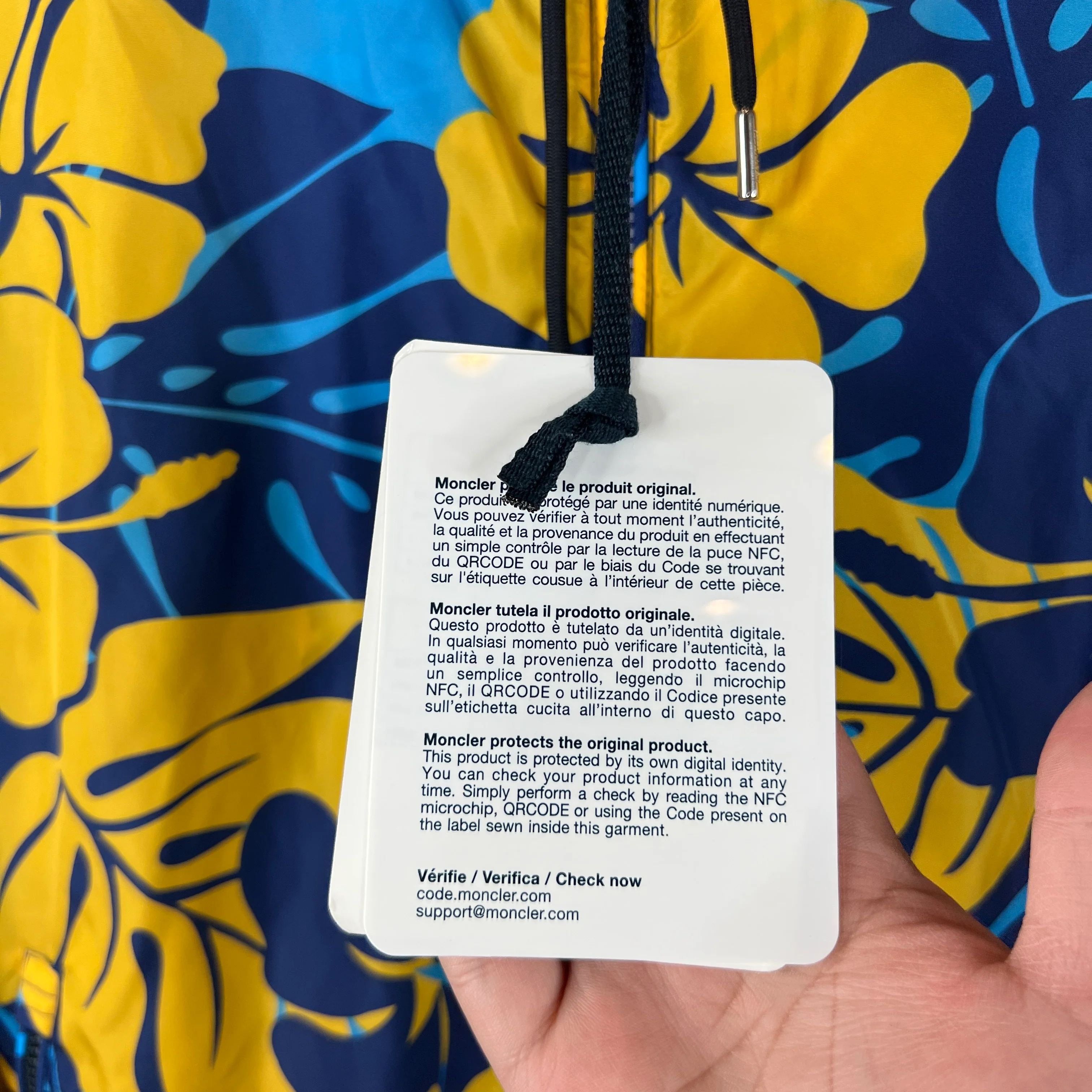 Moncler Floral Print Windbreaker - Image 8