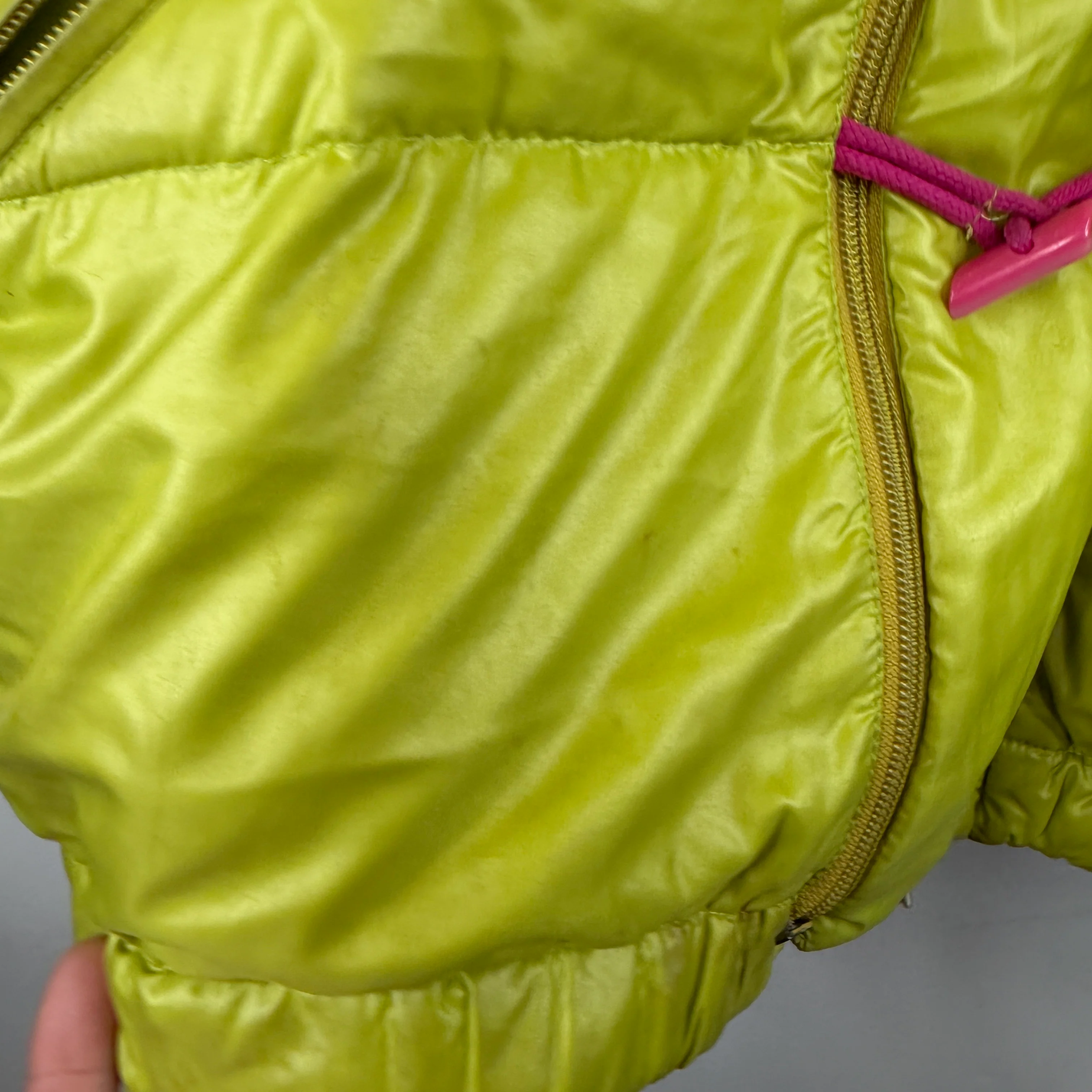 Moncler Green/Beige Puffer Jacket - Image 13