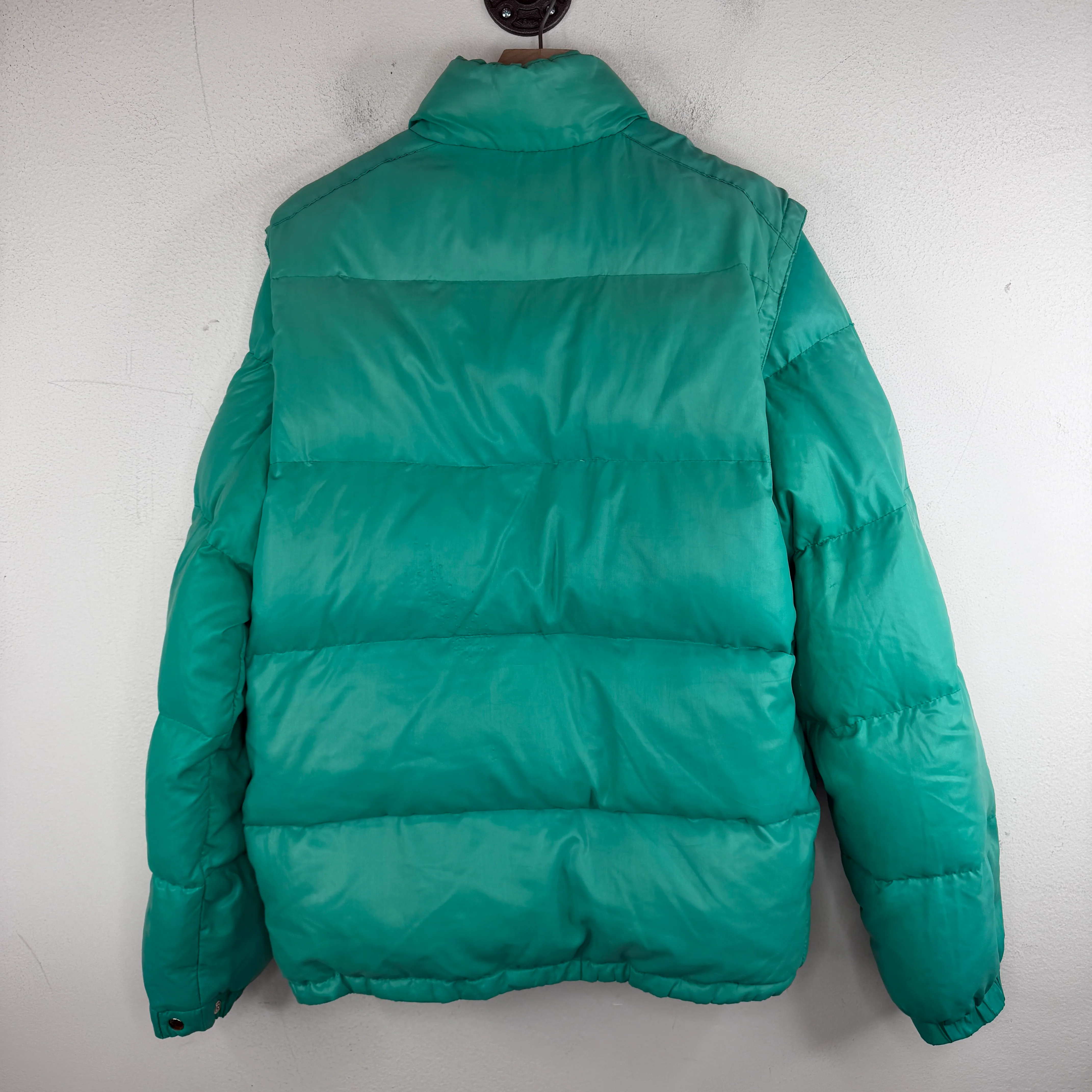 Moncler Green Convertible Puffer Jacket - Image 2