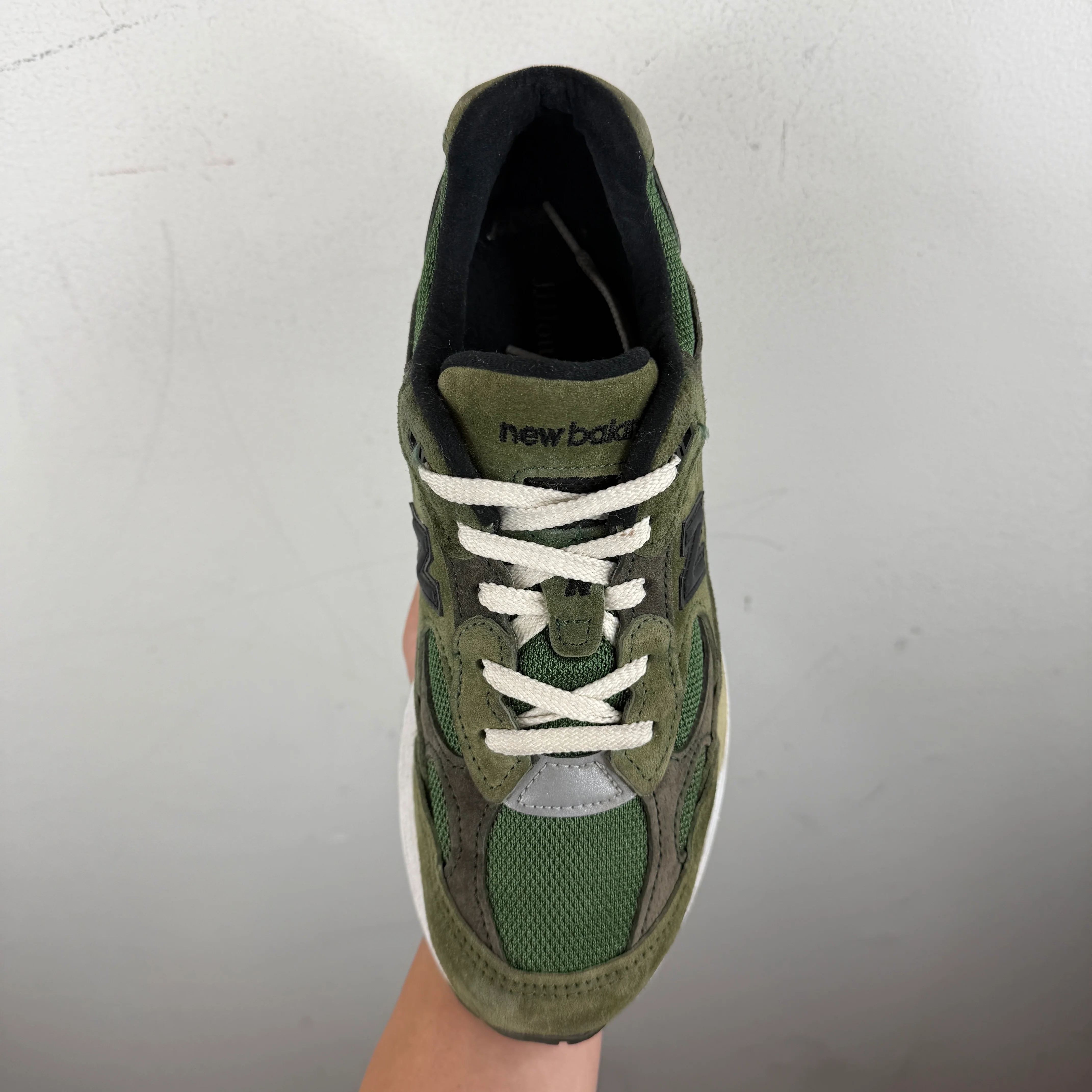 JJJJound New Balance Green 992 Sneakers - Image 10