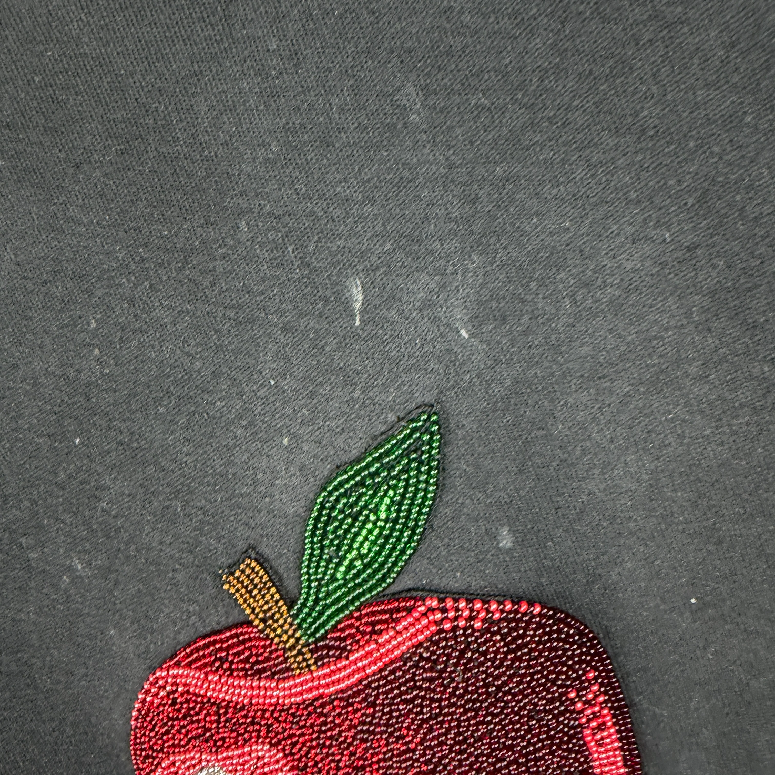 Nahmias Black Apple Beaded Crewneck - Image 10