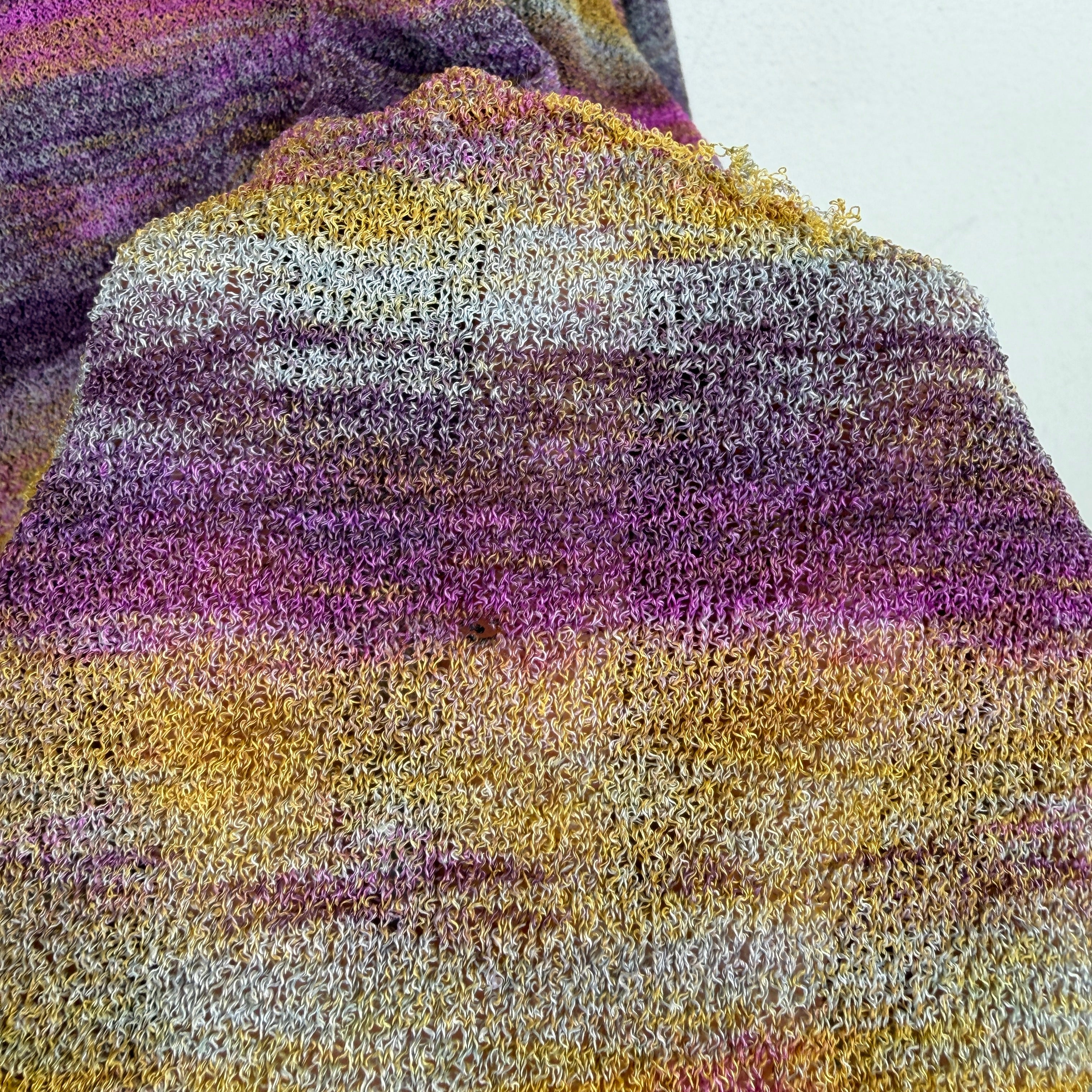 Needles Purple/Yellow Thin Cardigan - Image 15