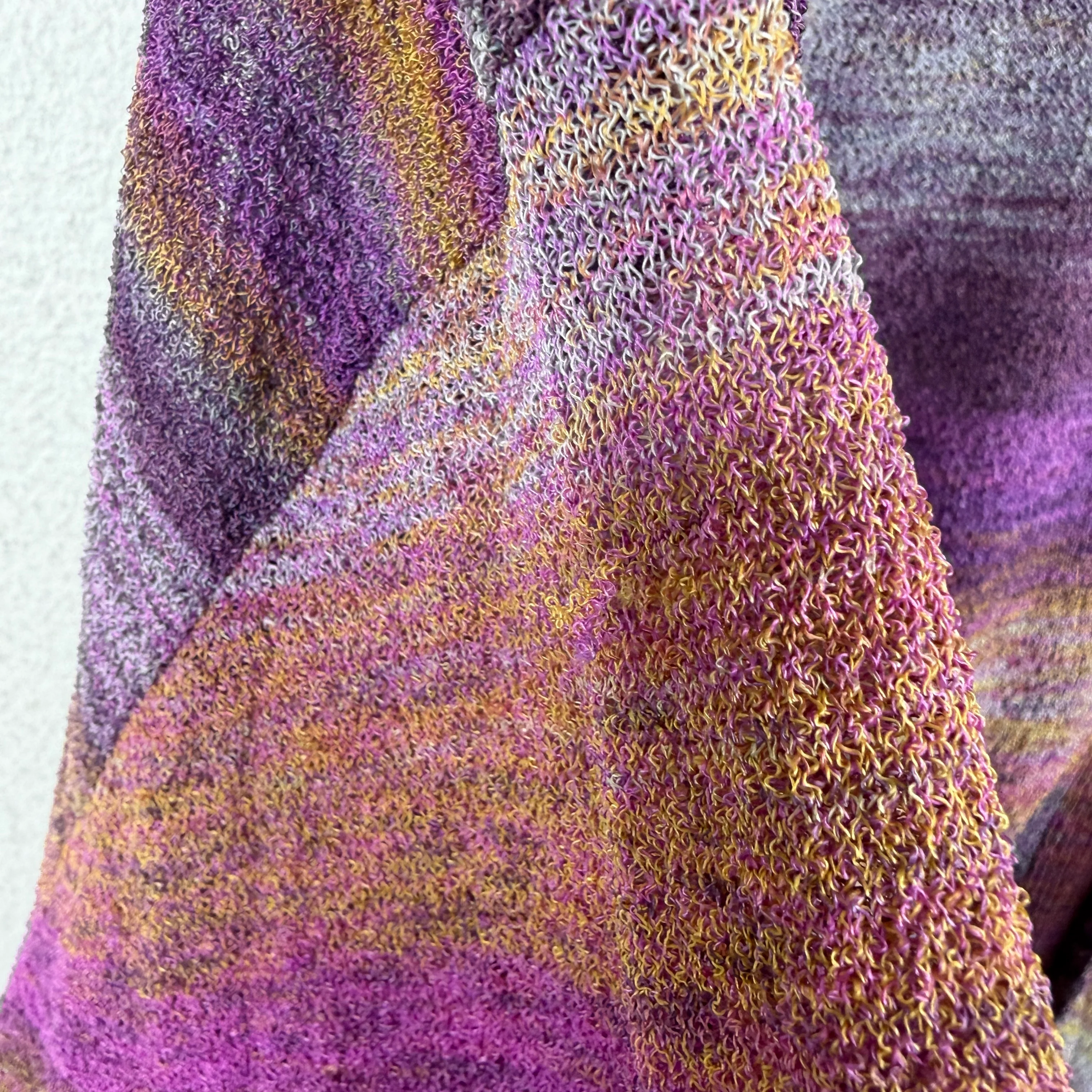 Needles Purple/Yellow Thin Cardigan - Image 8