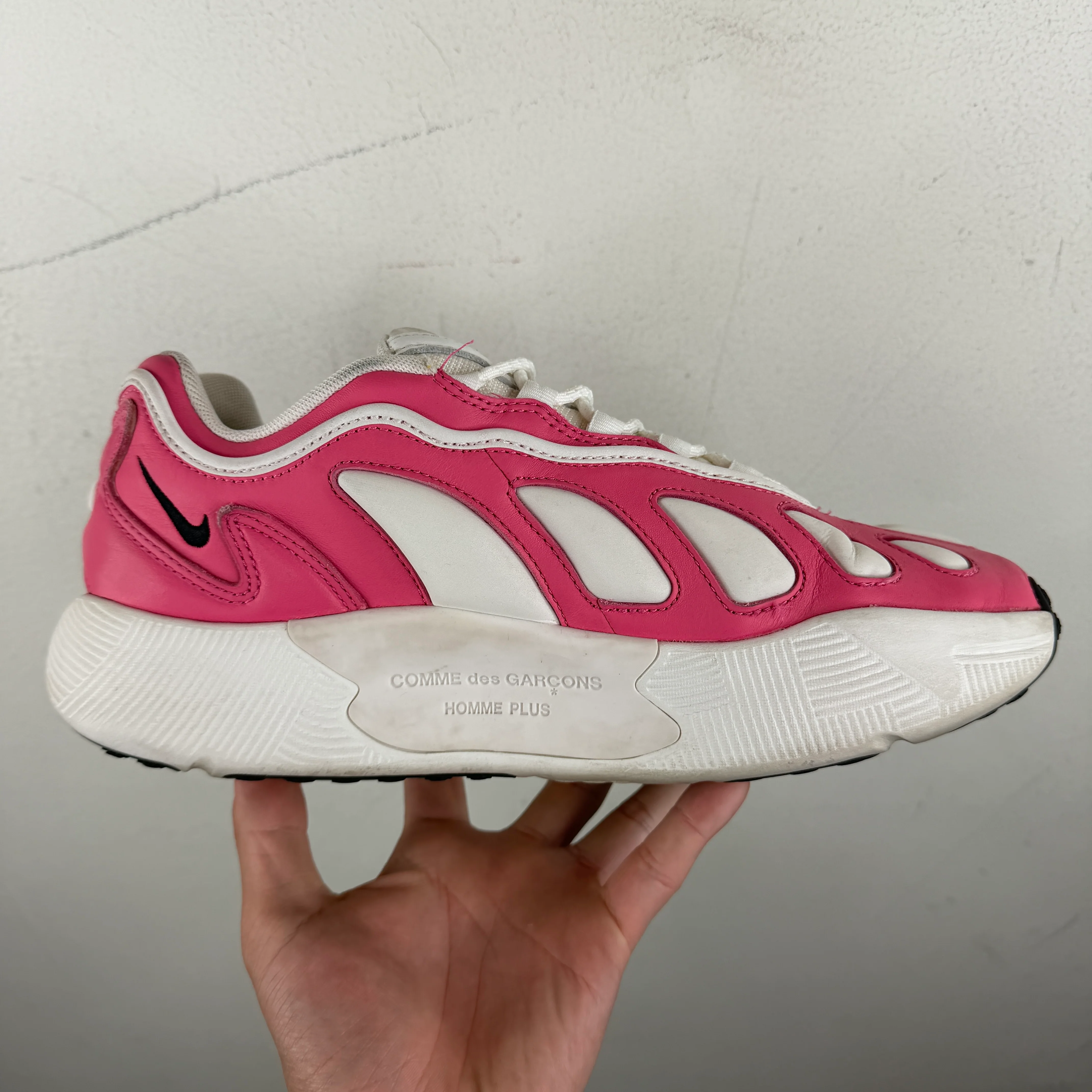 CDG Homme Plus Nike Sense 96 Spirit Pink Sneakers - Image 9
