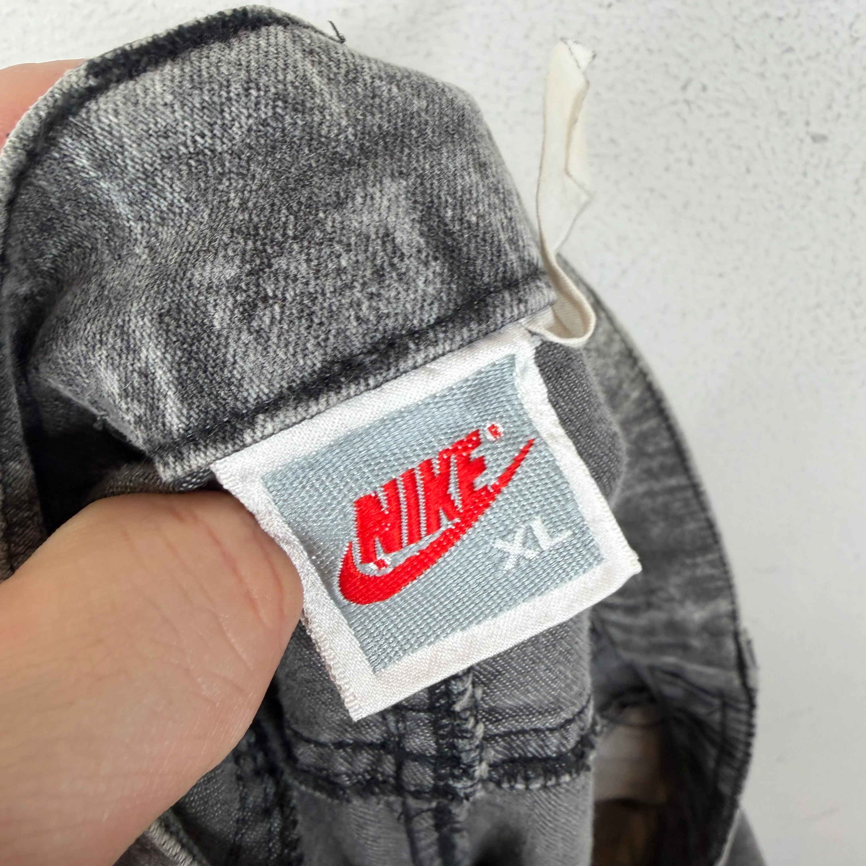 Nike Vintage Charcoal Acid Wash Shorts - Image 3