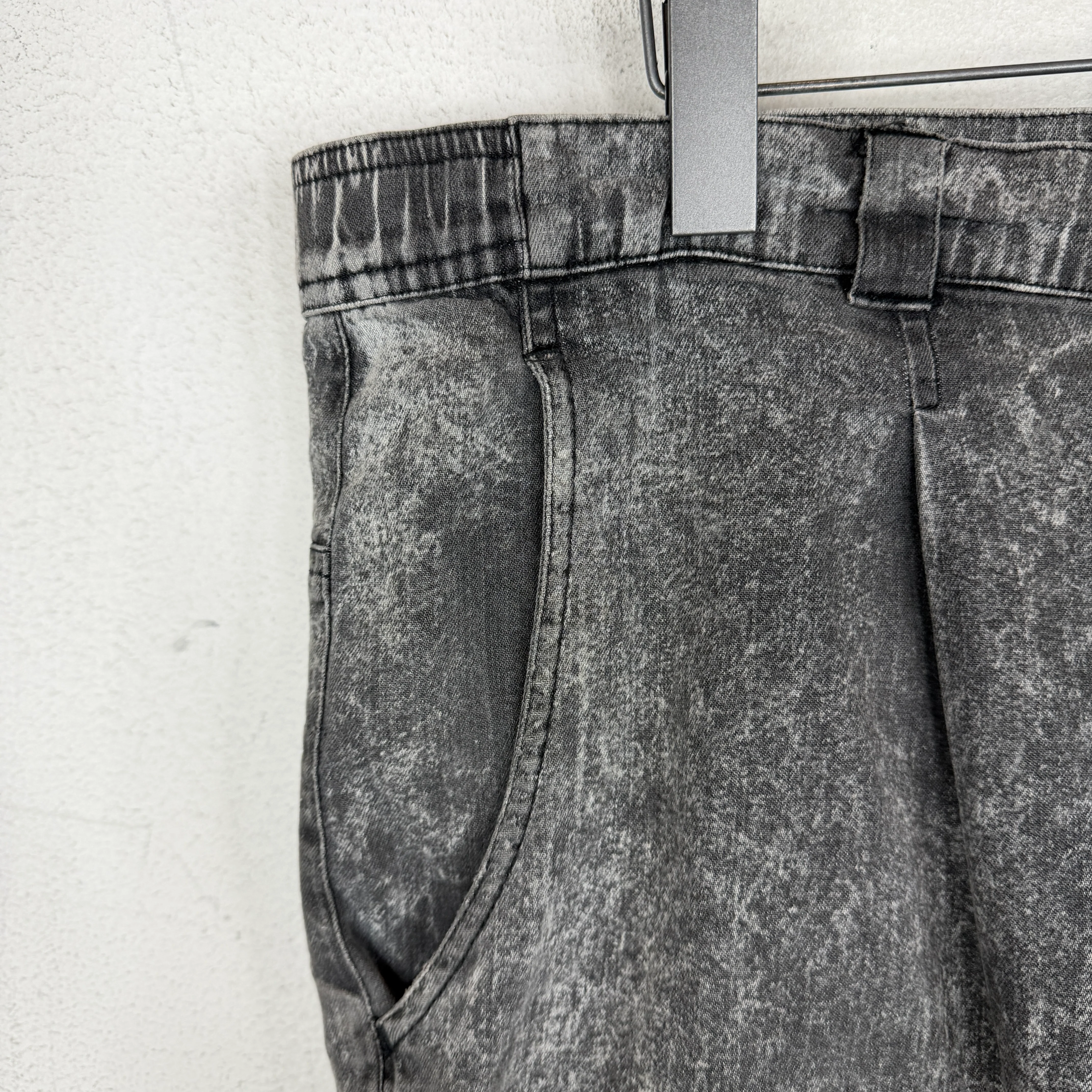Nike Vintage Charcoal Acid Wash Shorts - Image 4