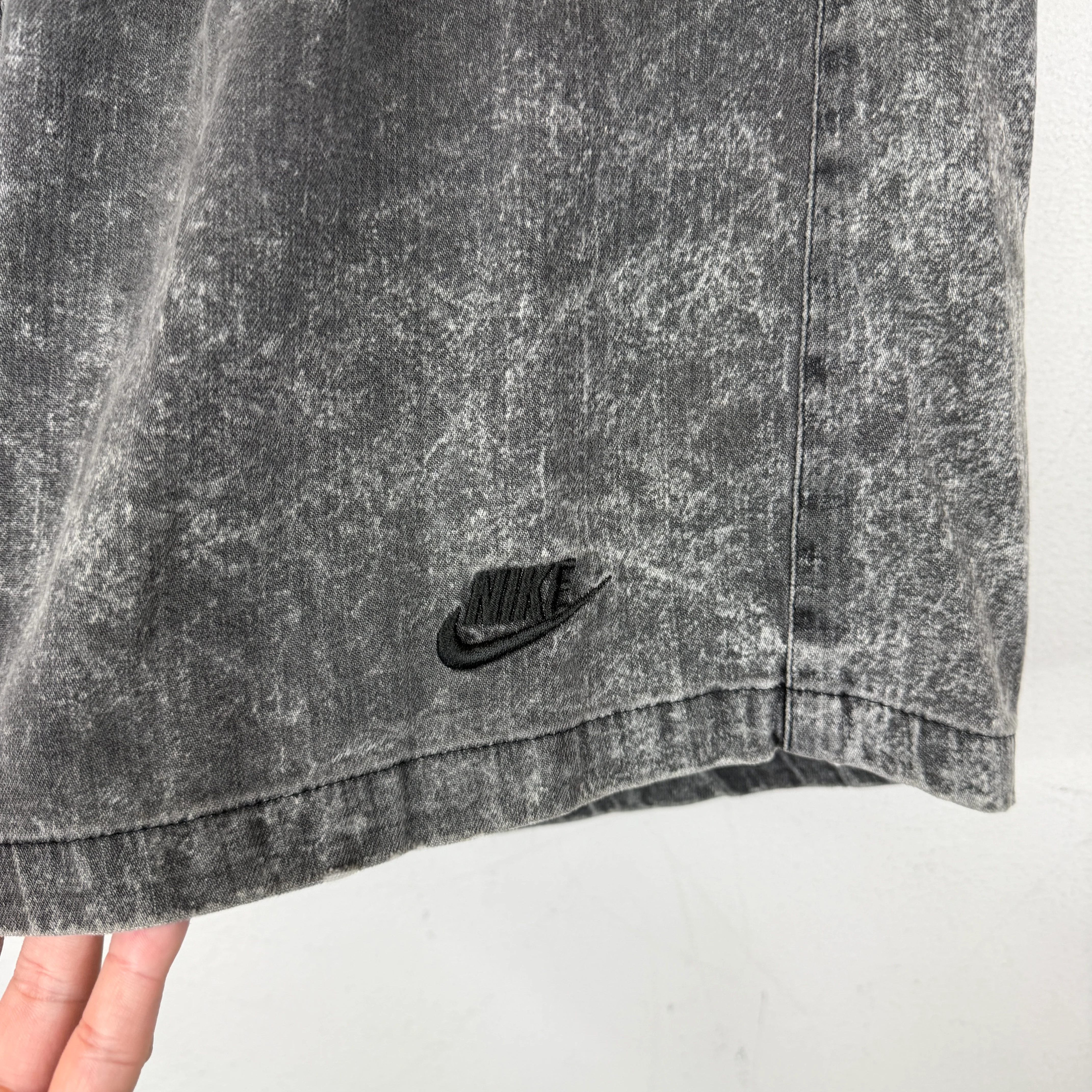 Nike Vintage Charcoal Acid Wash Shorts - Image 6