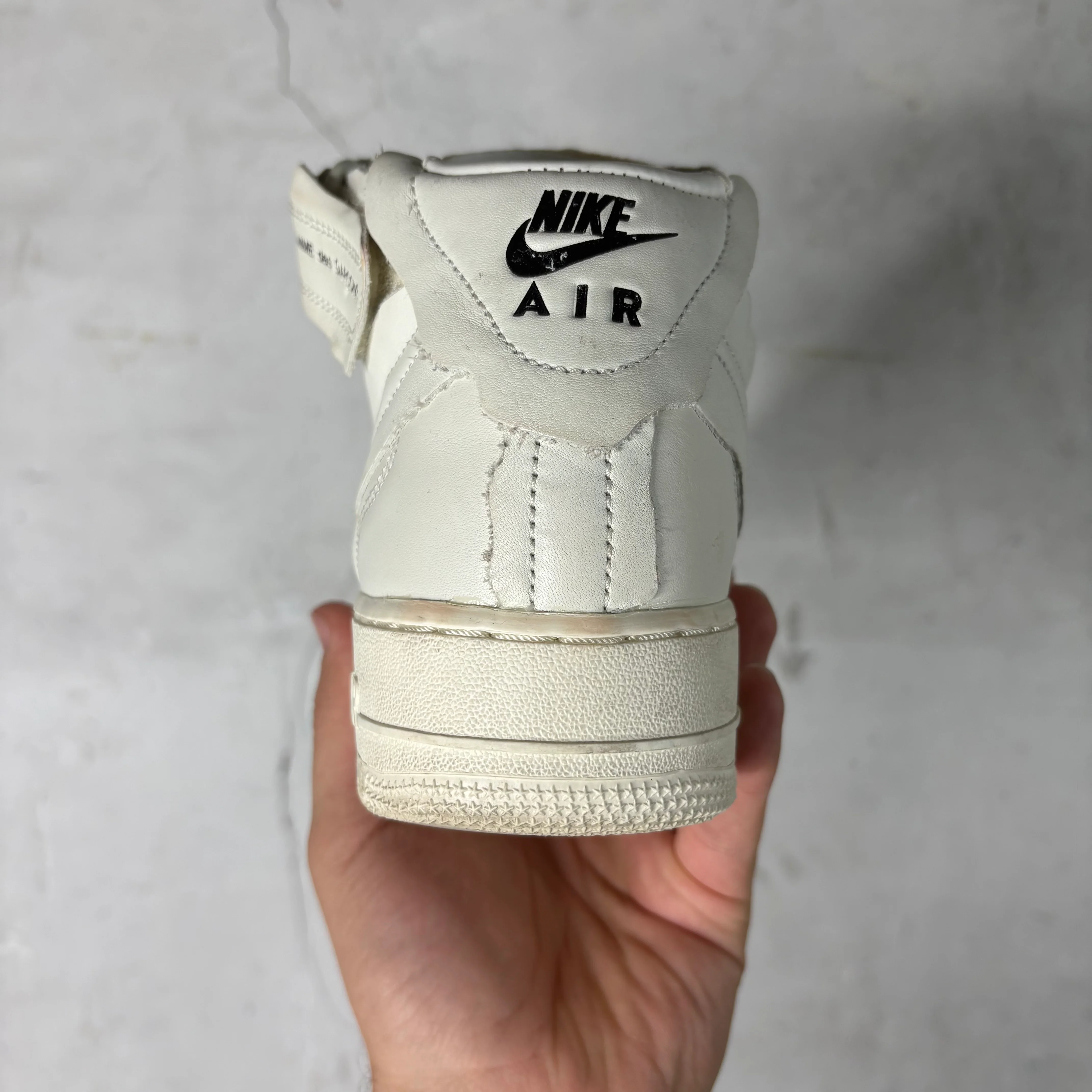 Nike x CDG White AF1 Mids - Image 10