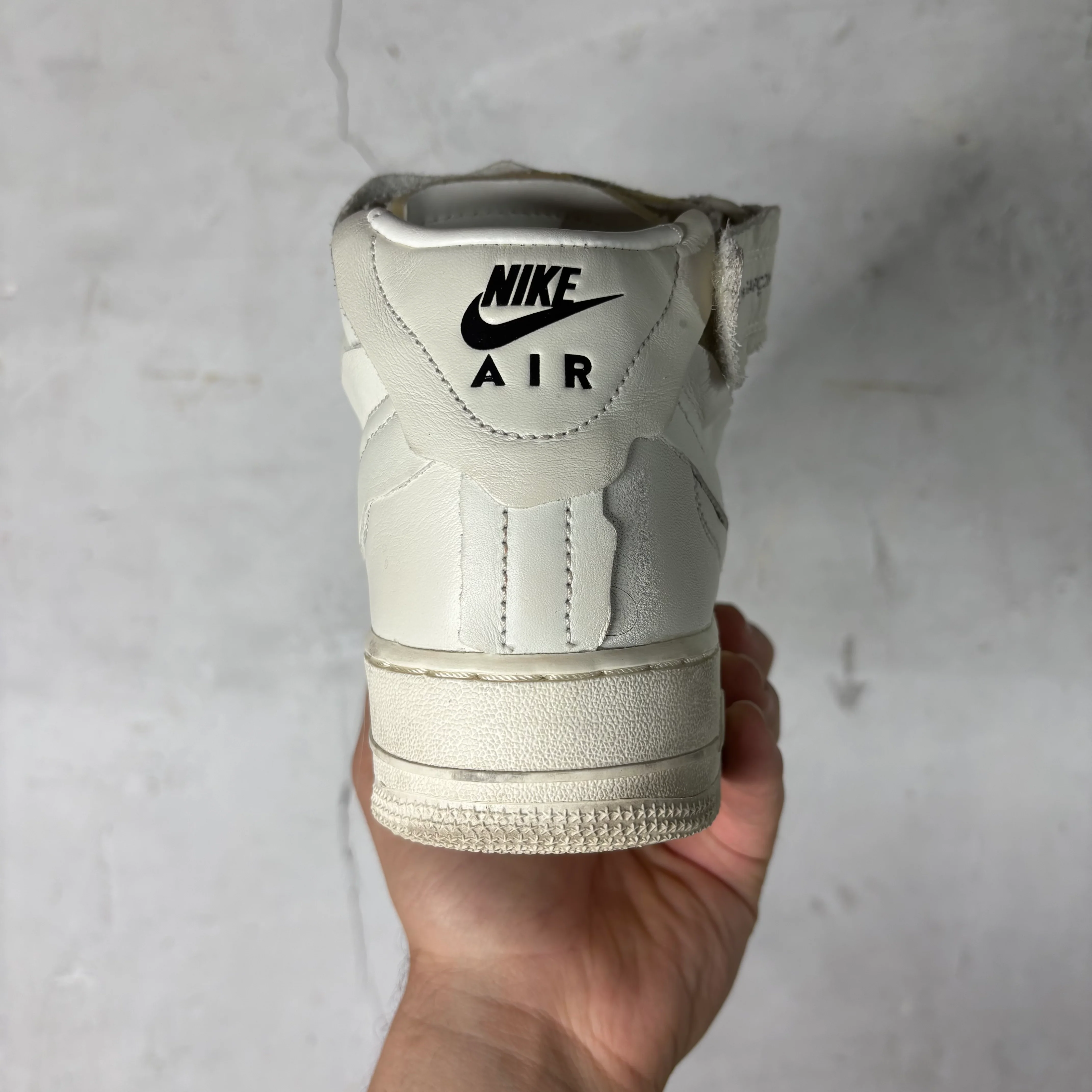 Nike x CDG White AF1 Mids - Image 5