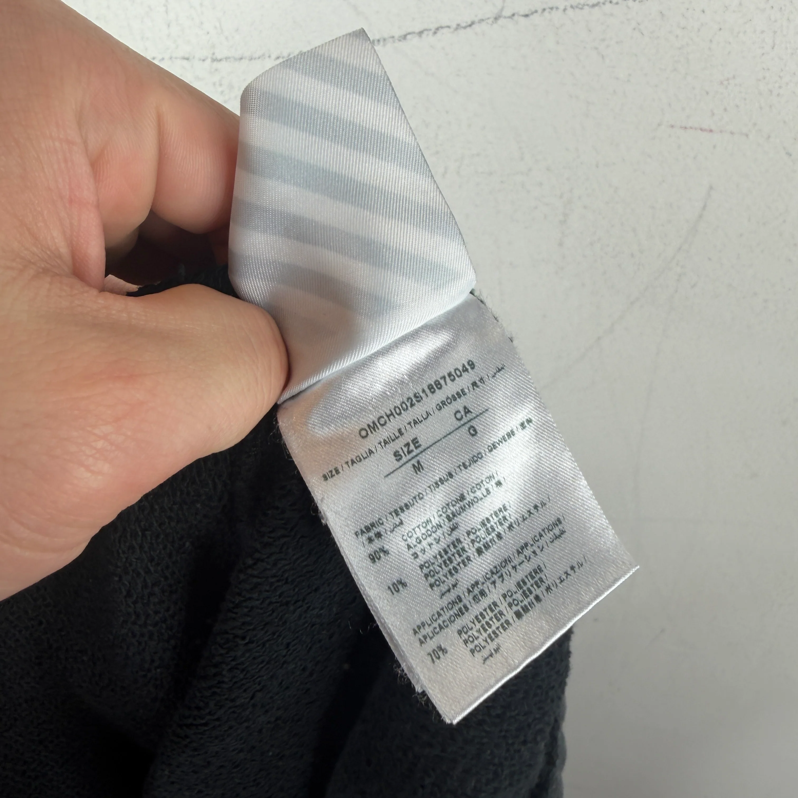 Off White Champion Black Sweatpants - Image 4