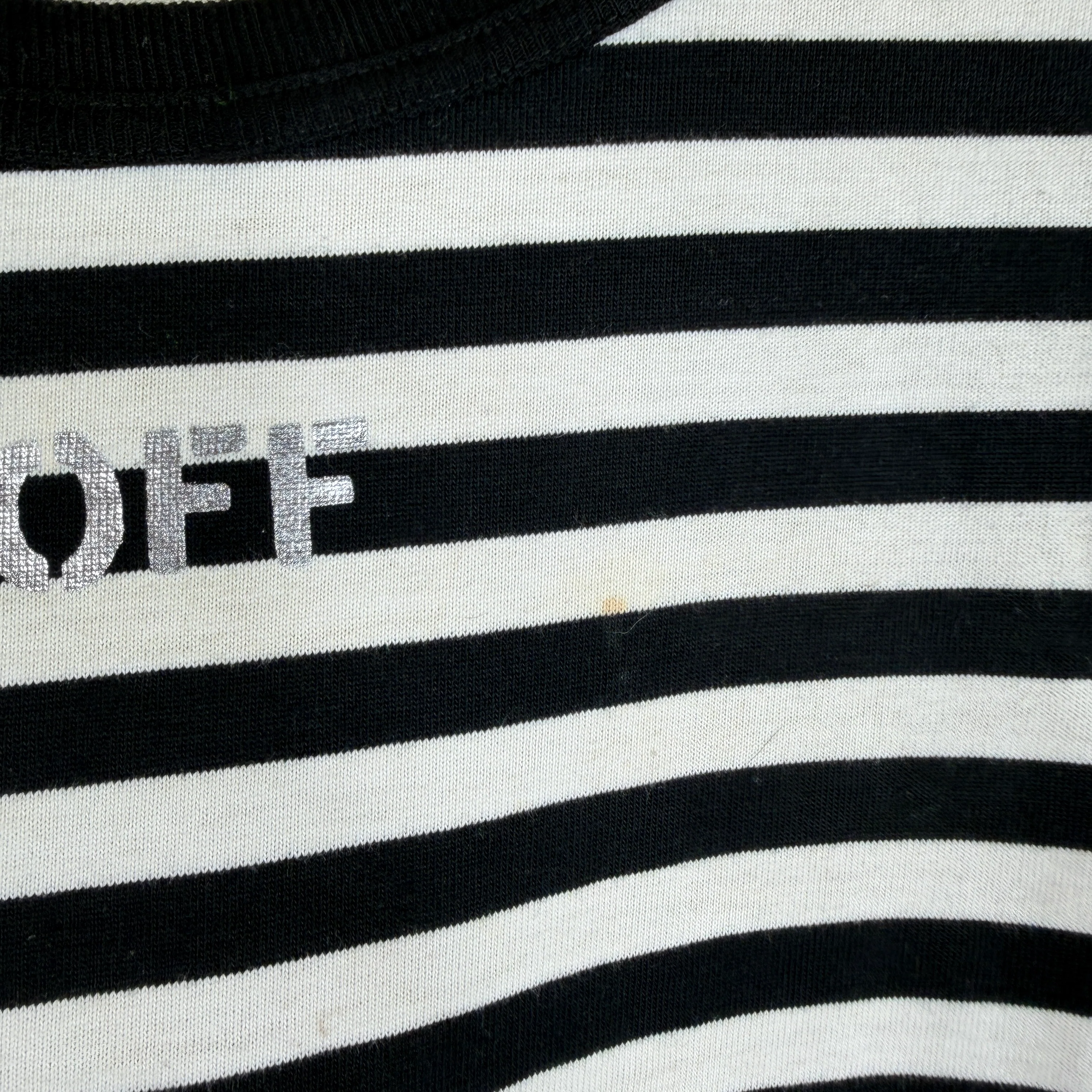 Off White Striped Frame Of Mind LS Shir - Image 10