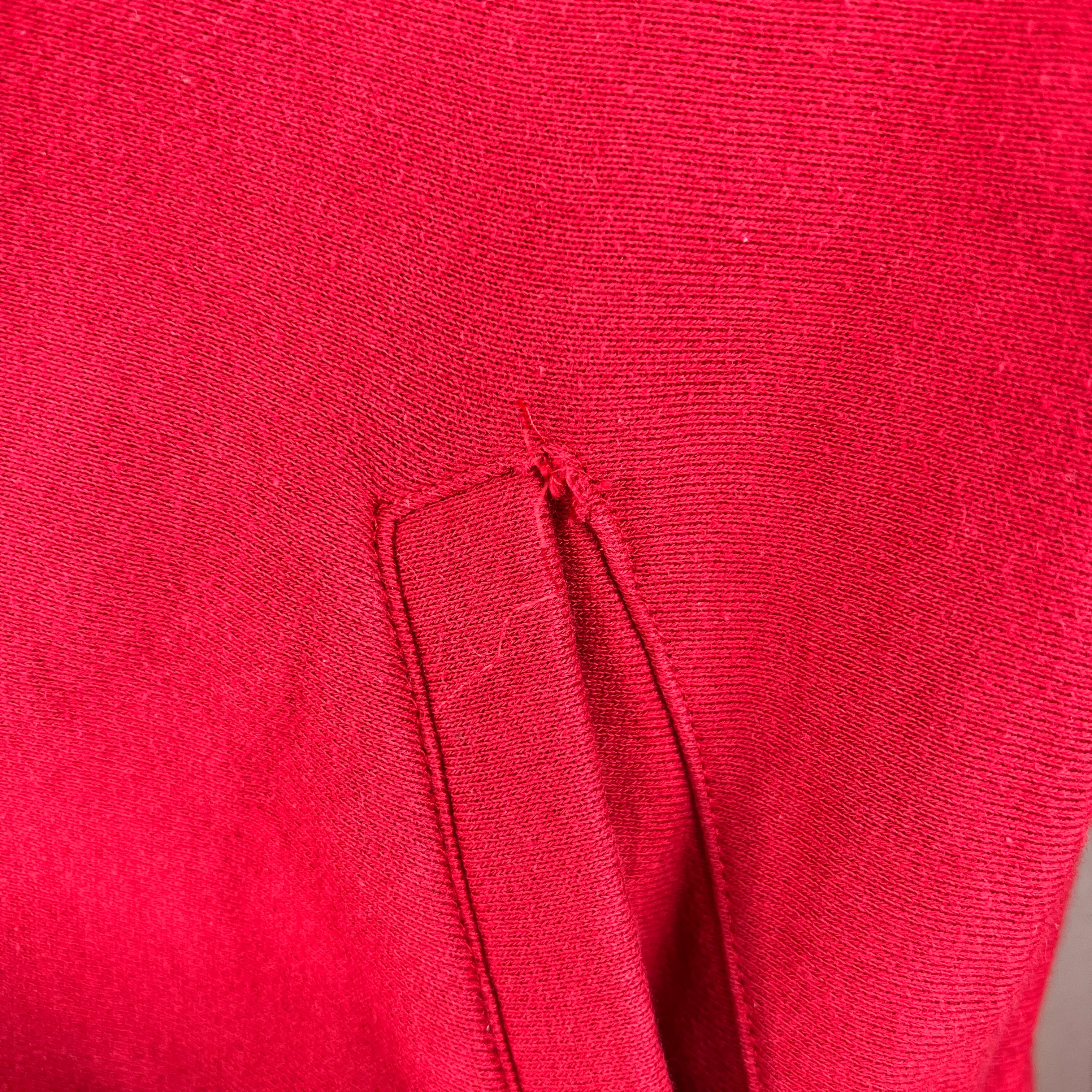 OriginalFake Red Flag Panel Hoodie - Image 7