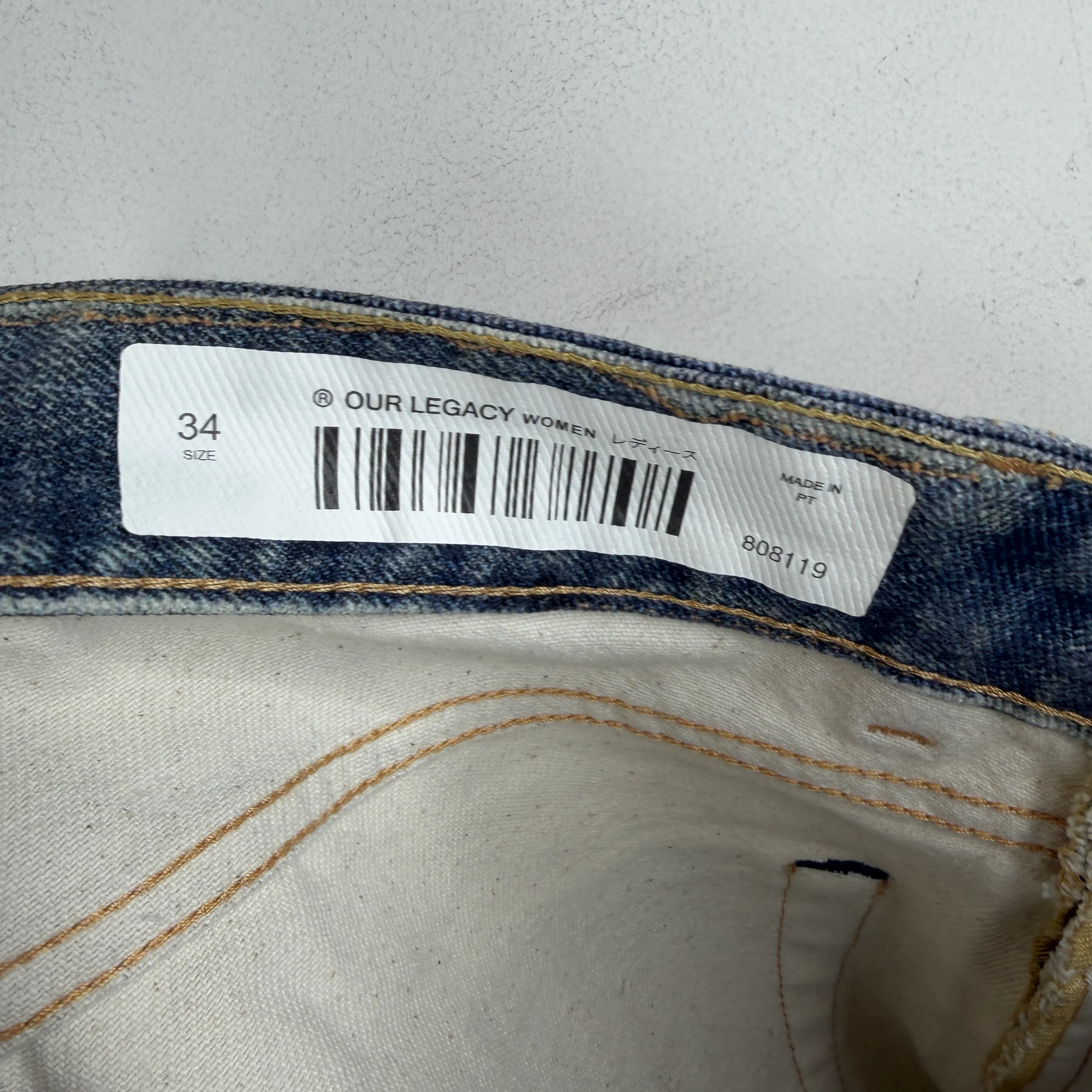 Our Legacy Full Cut Trompe Jeans - Image 4