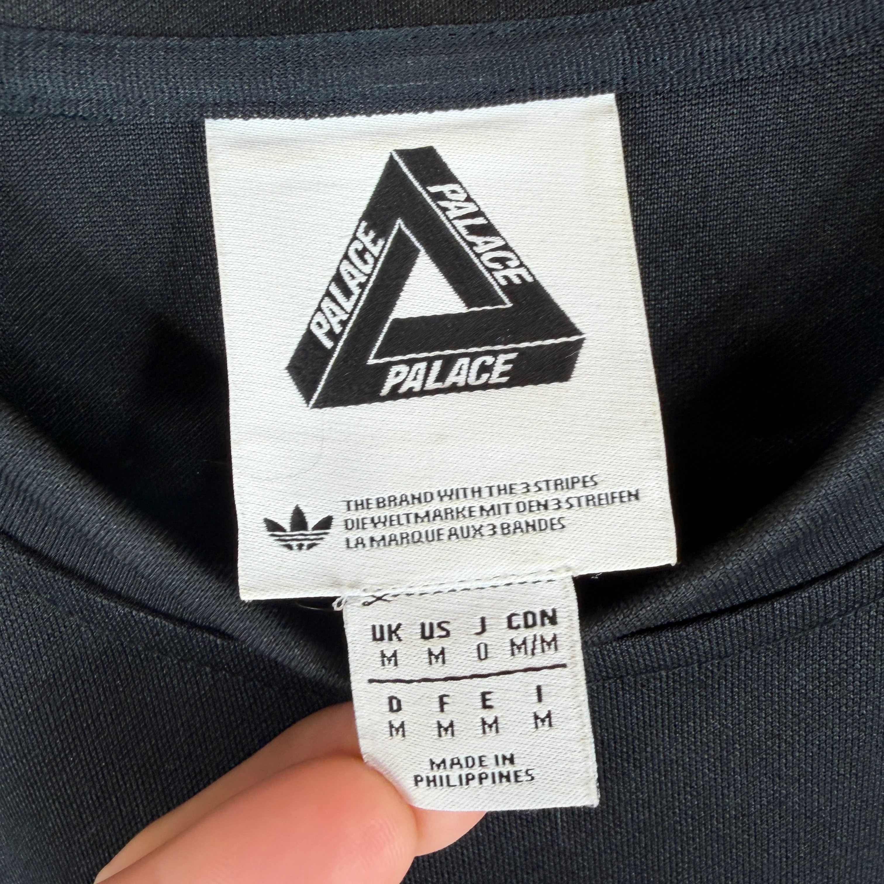 Palace Adidas Black Jersey T-Shirt - Image 3