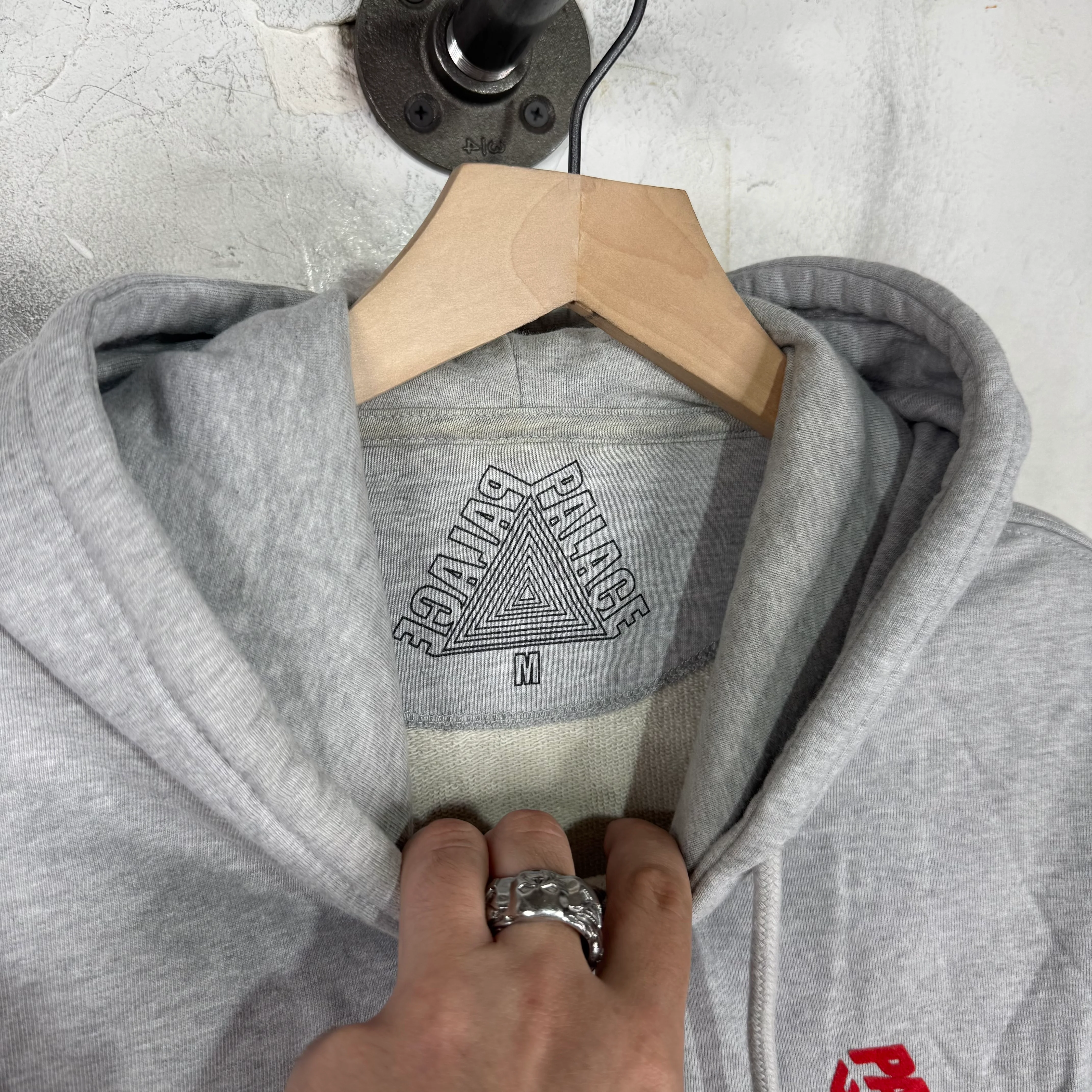 Palace USA Velvet Print Hoodie - Image 3