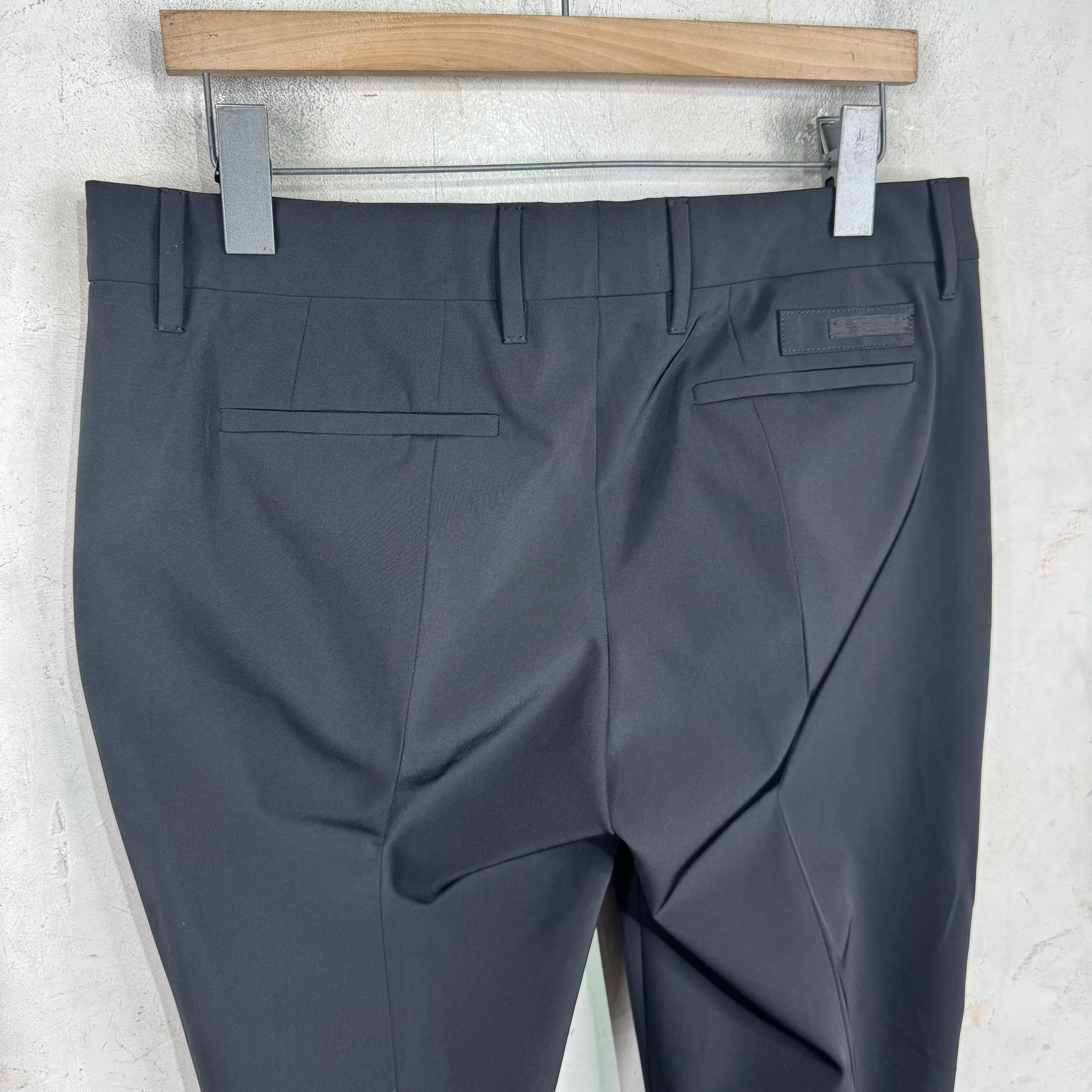 Prada Black Nylon Trousers - Image 9