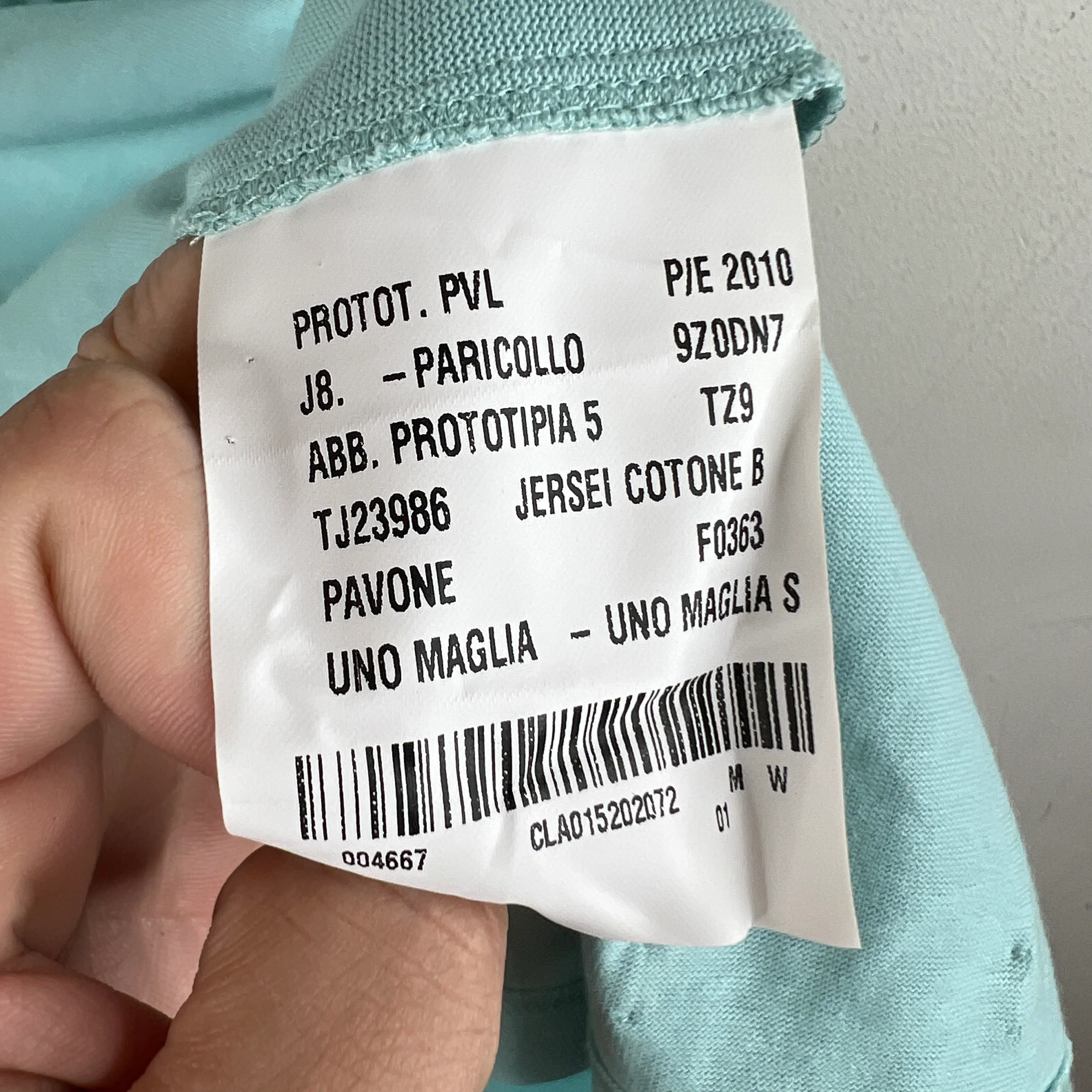 Prada Blue Basic T-Shirt - Image 4