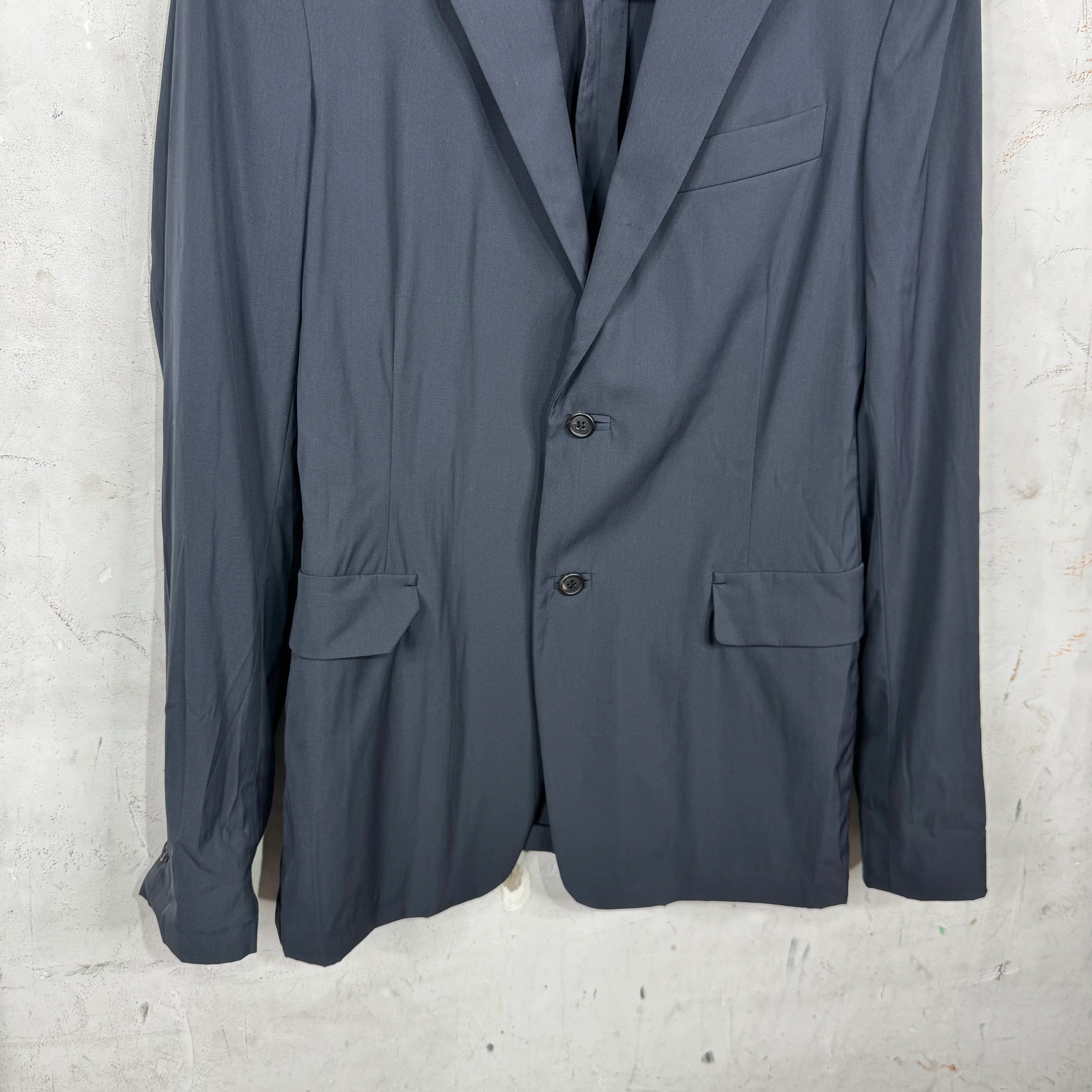 Prada Dark Grey Nylon Blazer - Image 5