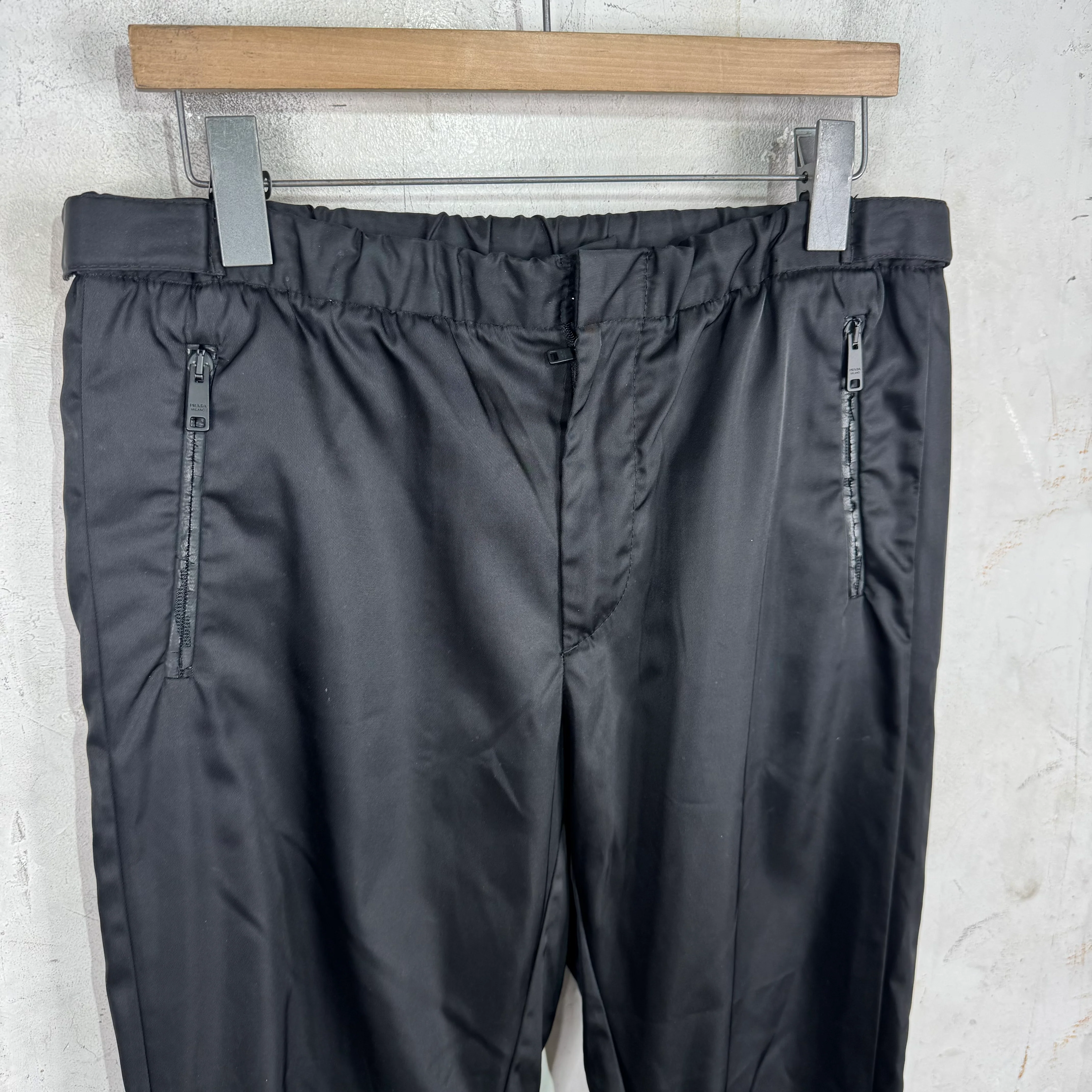Prada Gabardine Nylon Ankle Strap Pants - Image 5