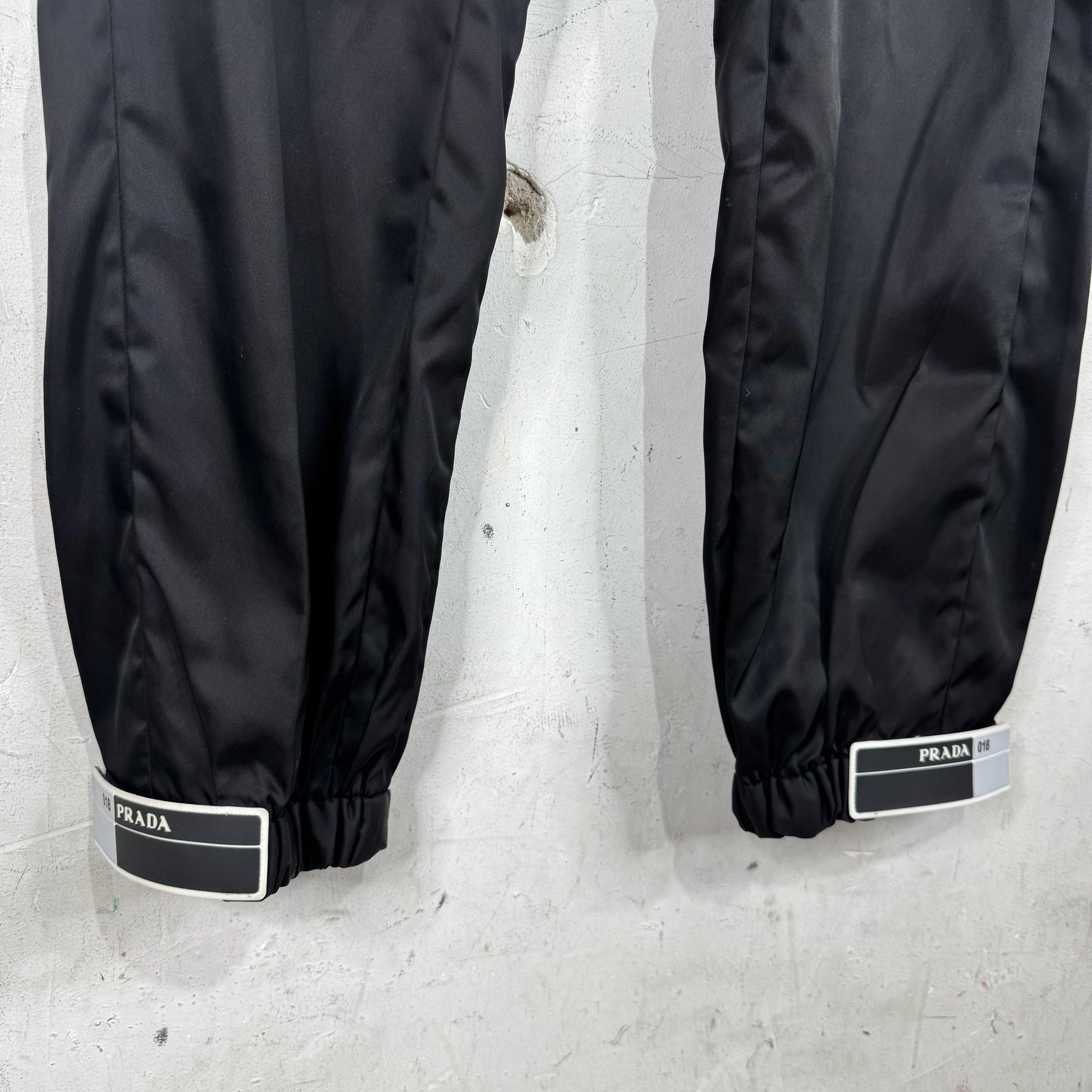 Prada Gabardine Nylon Ankle Strap Pants - Image 8