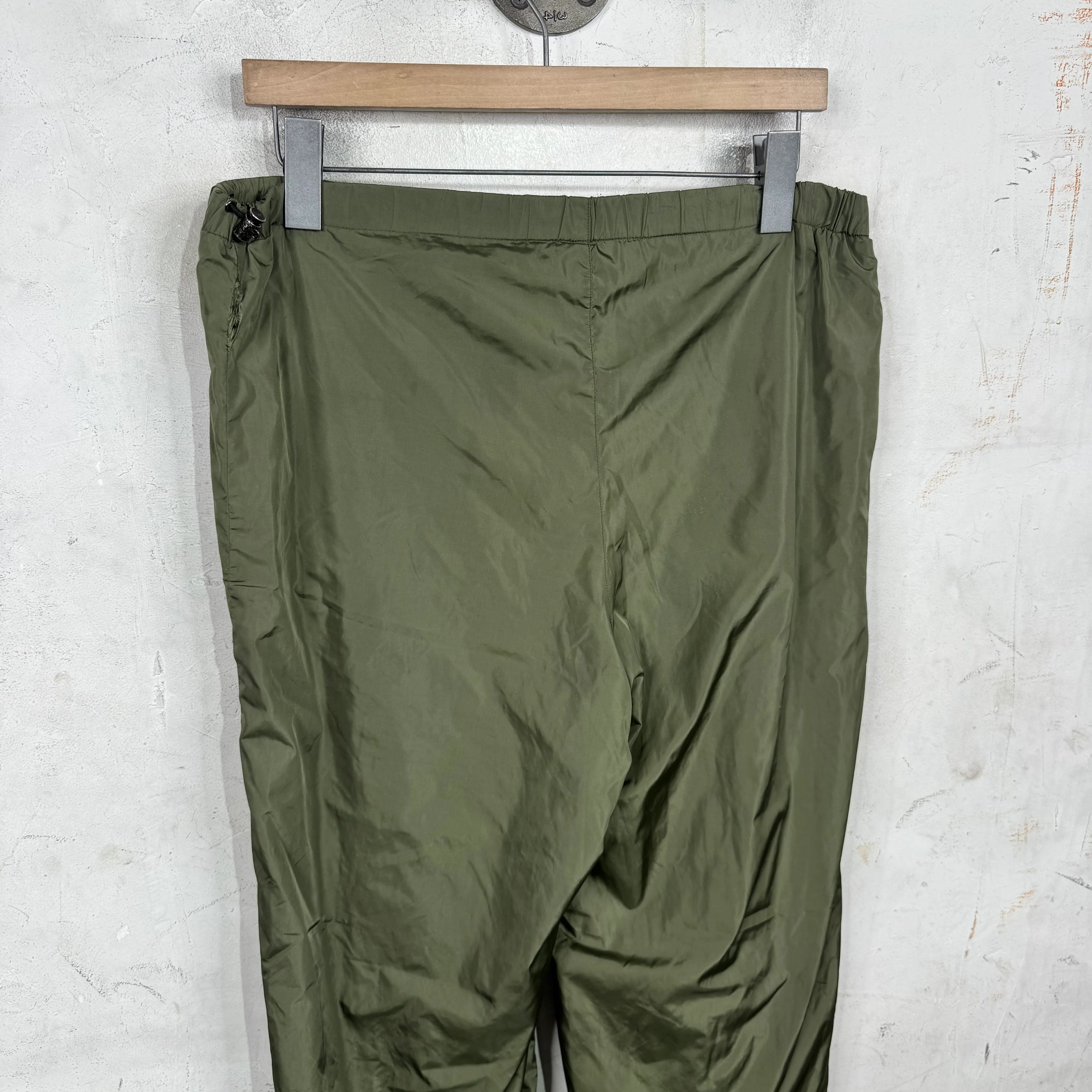 Prada Green Windbreaker Pants - Image 15