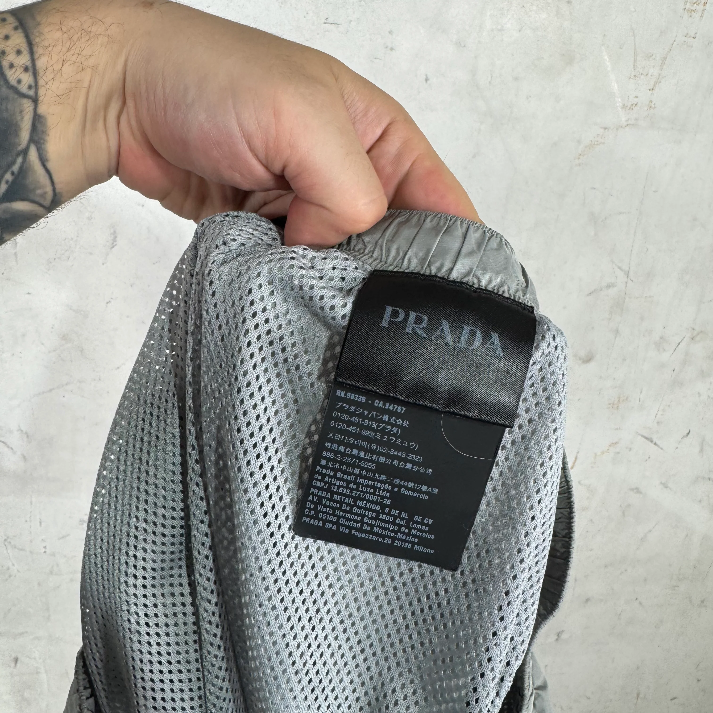 Prada Grey Swimtrunks - Image 4