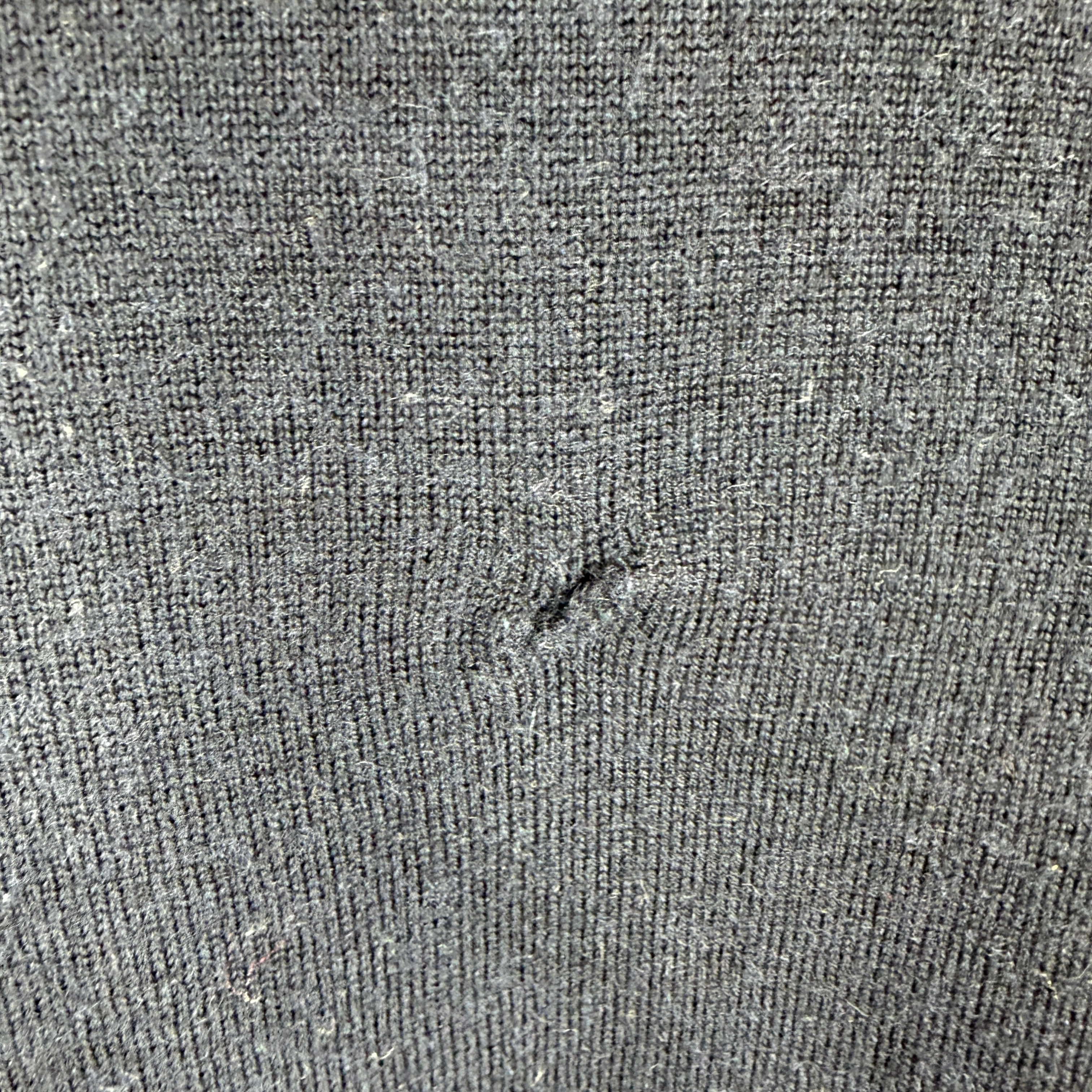 Prada Navy Knit LS Polo T-Shirt - Image 10