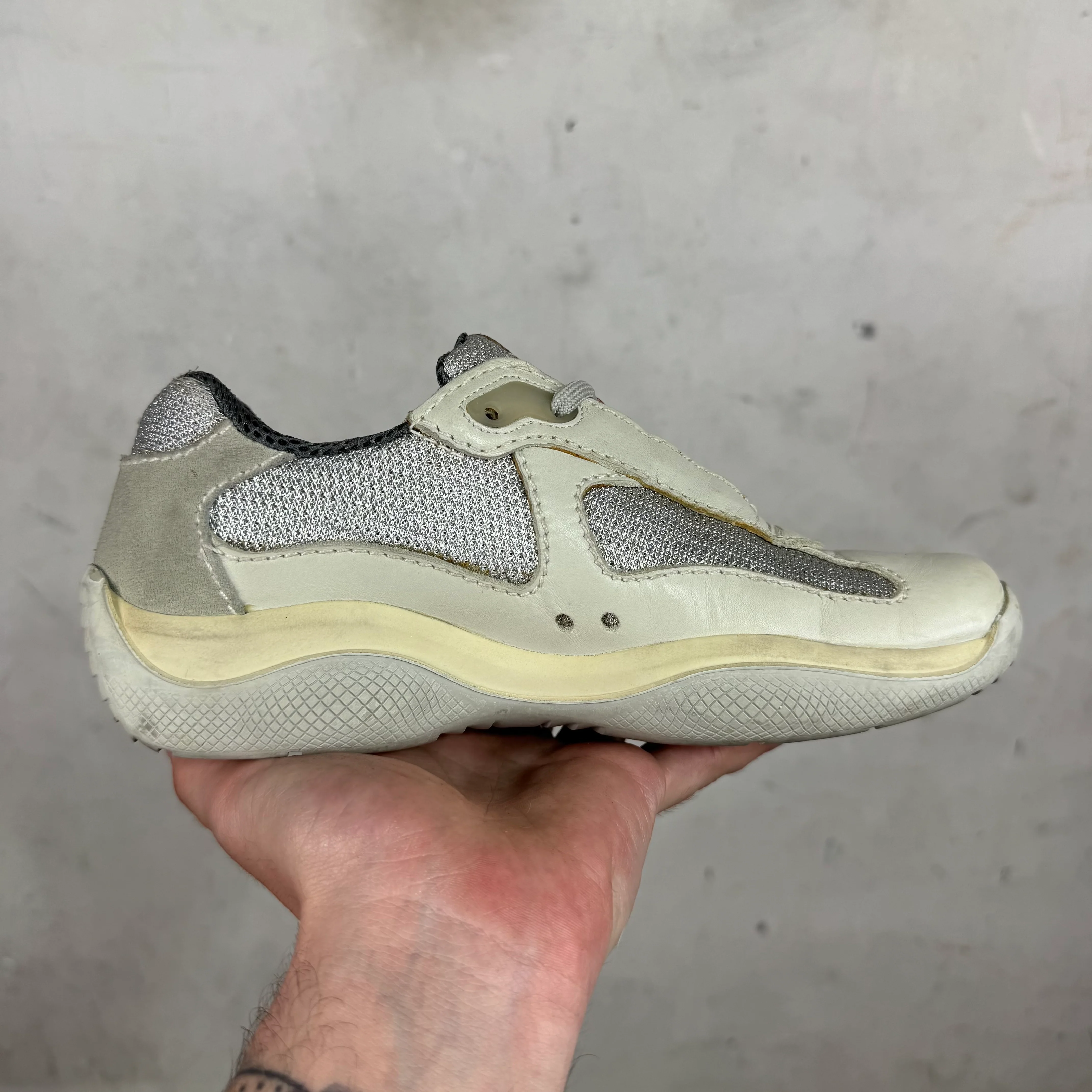 Prada Light Grey Americas Cups - Image 9