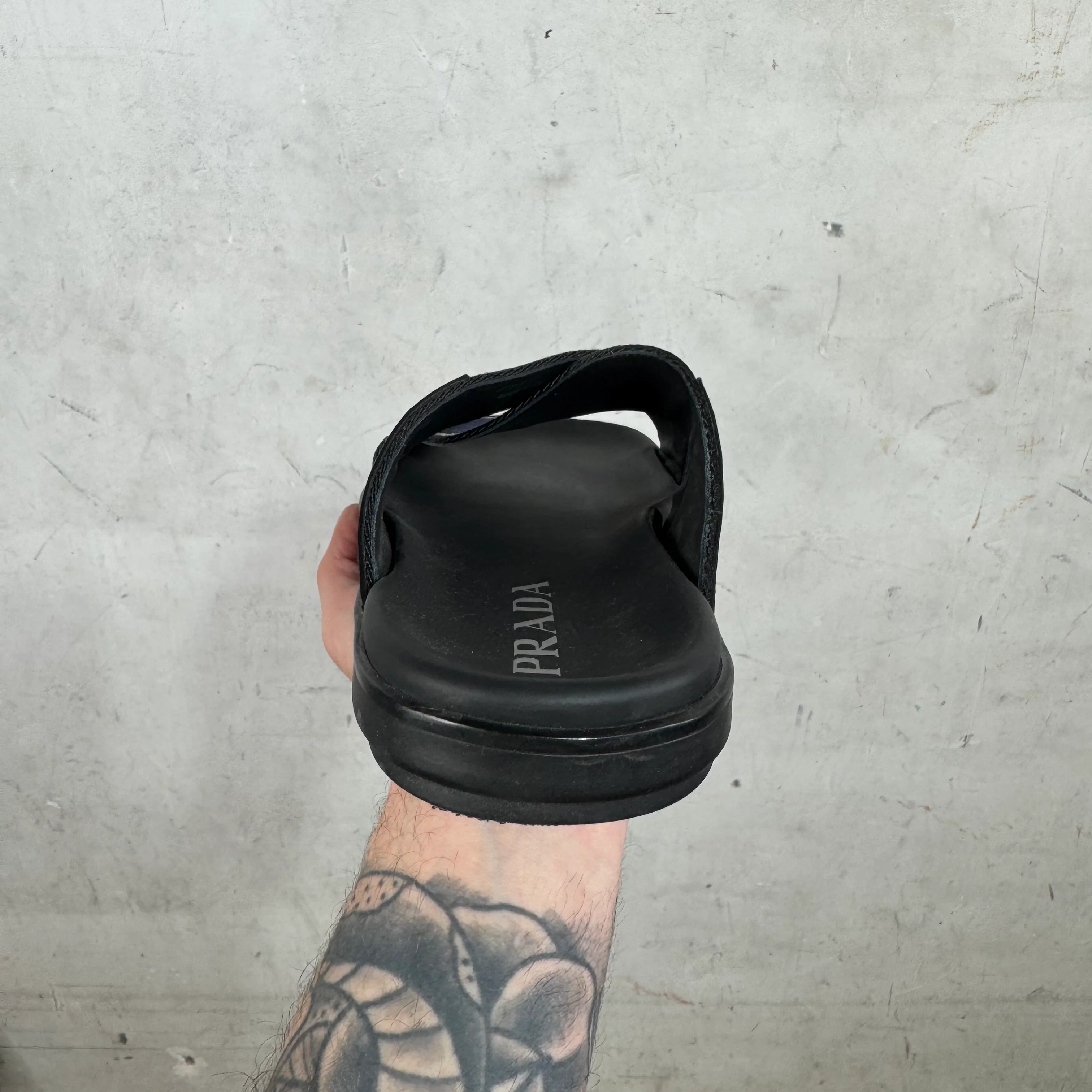 Prada Logo Strapped Sandals - Image 10