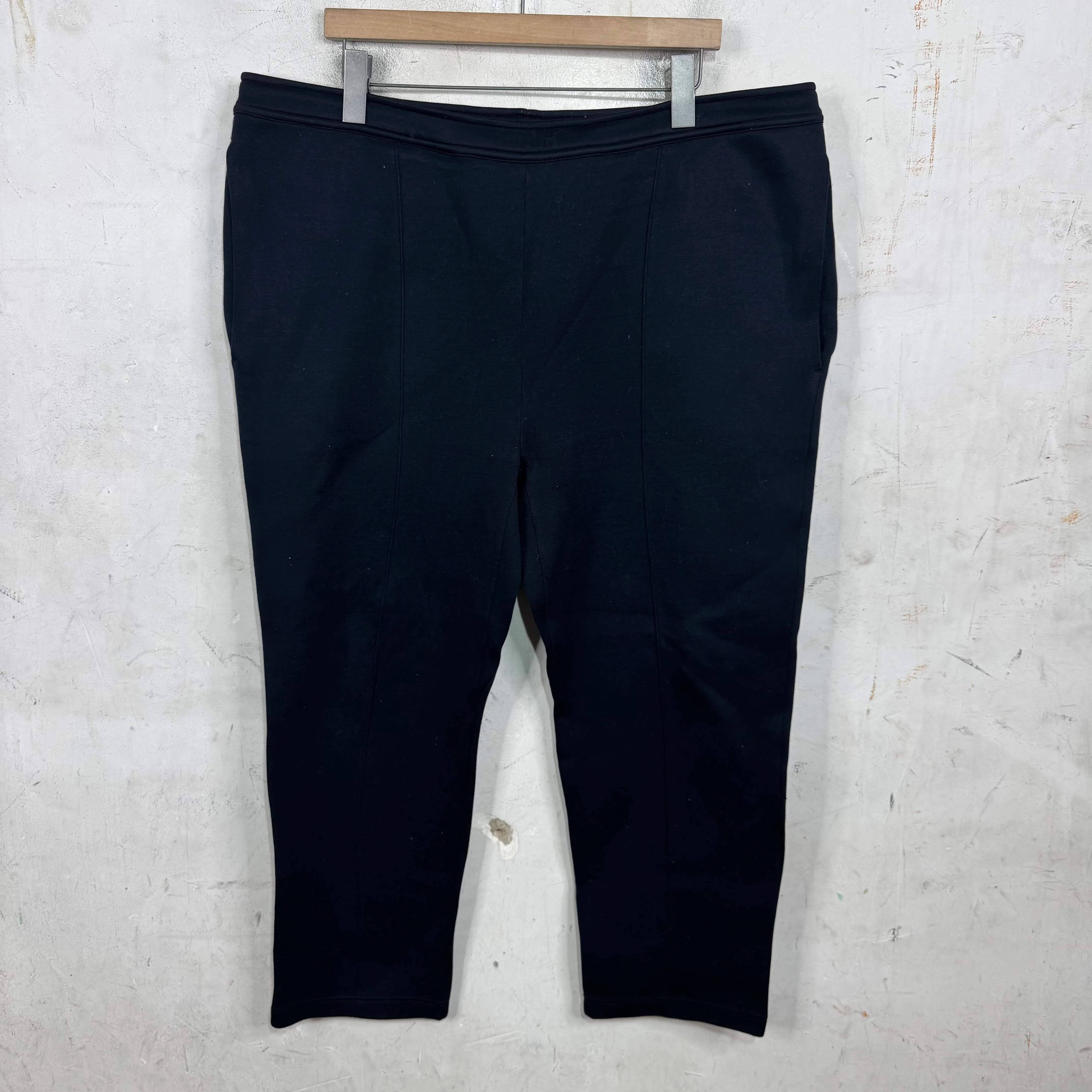 Prada Navy Pleated Sweatpants
