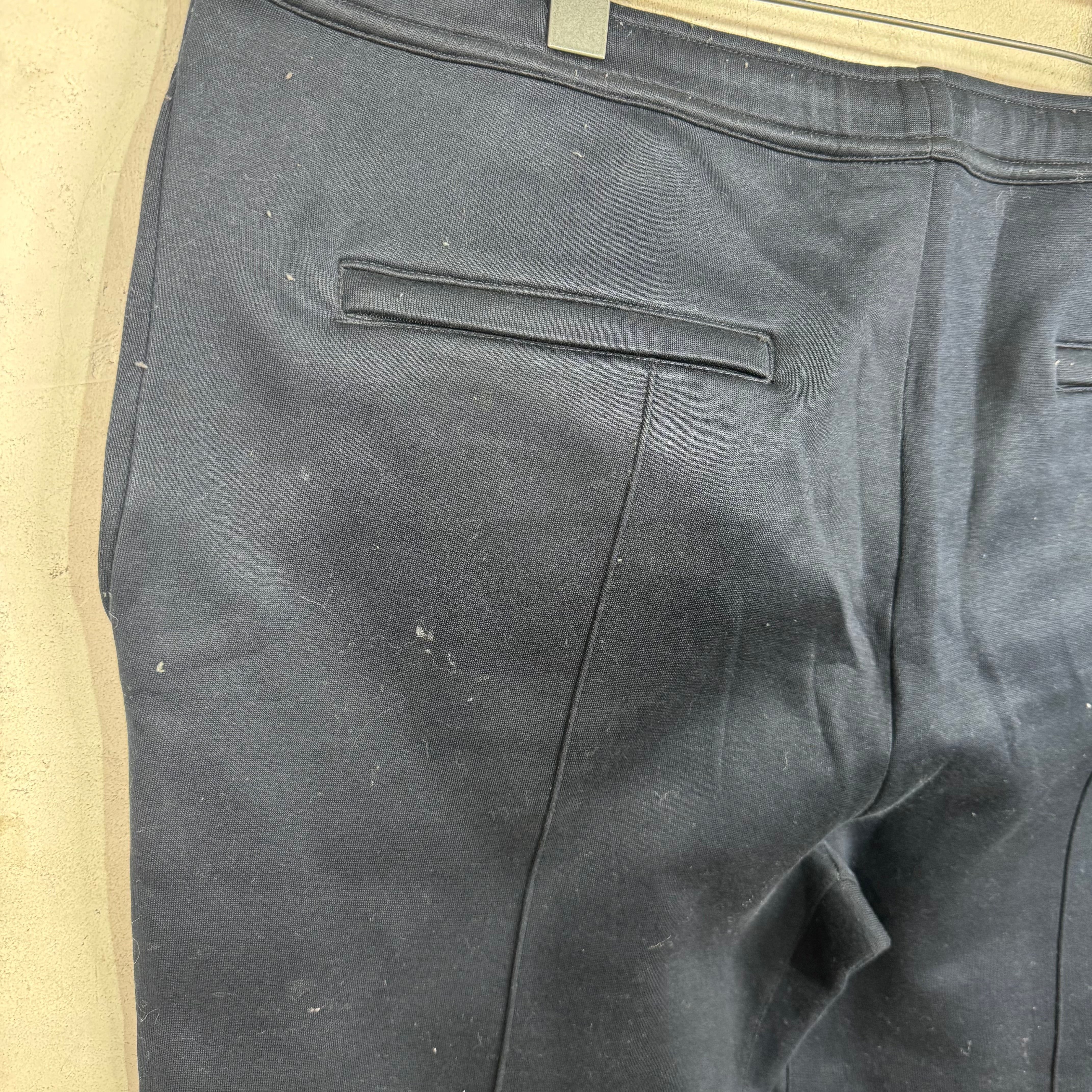 Prada Navy Pleated Sweatpants - Image 8