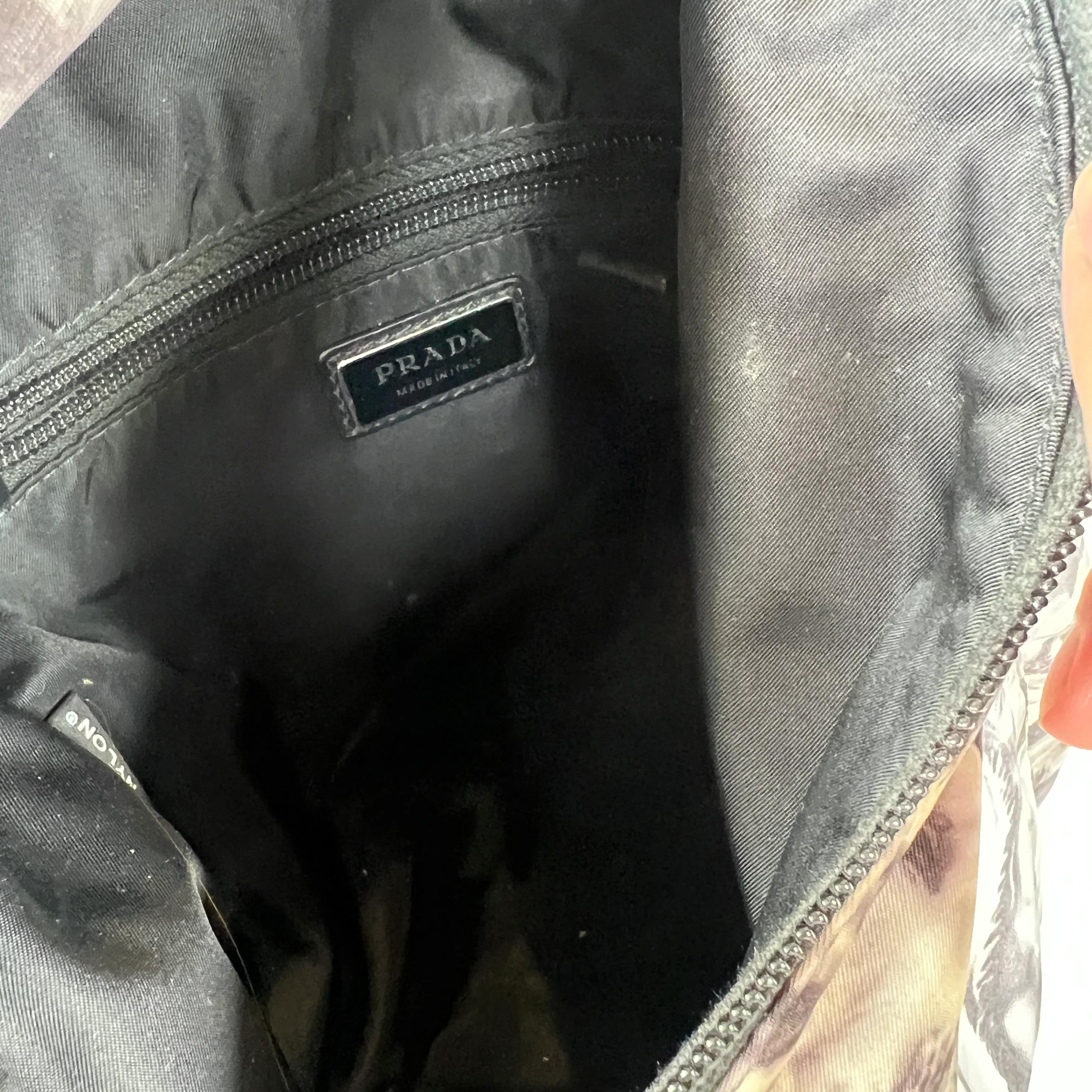 Prada Re Nylon Printed Sling Bag - Image 13