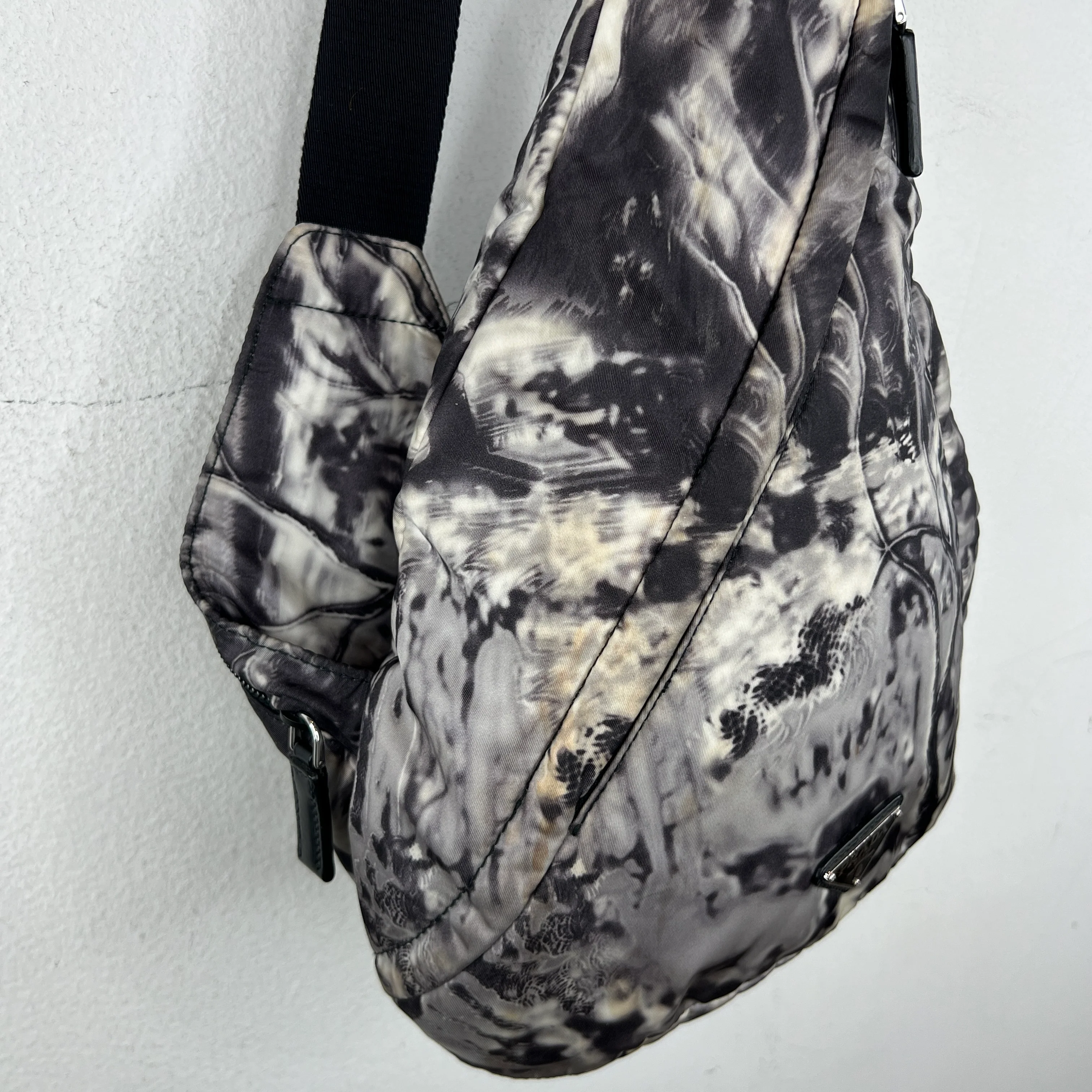Prada Re Nylon Printed Sling Bag - Image 6
