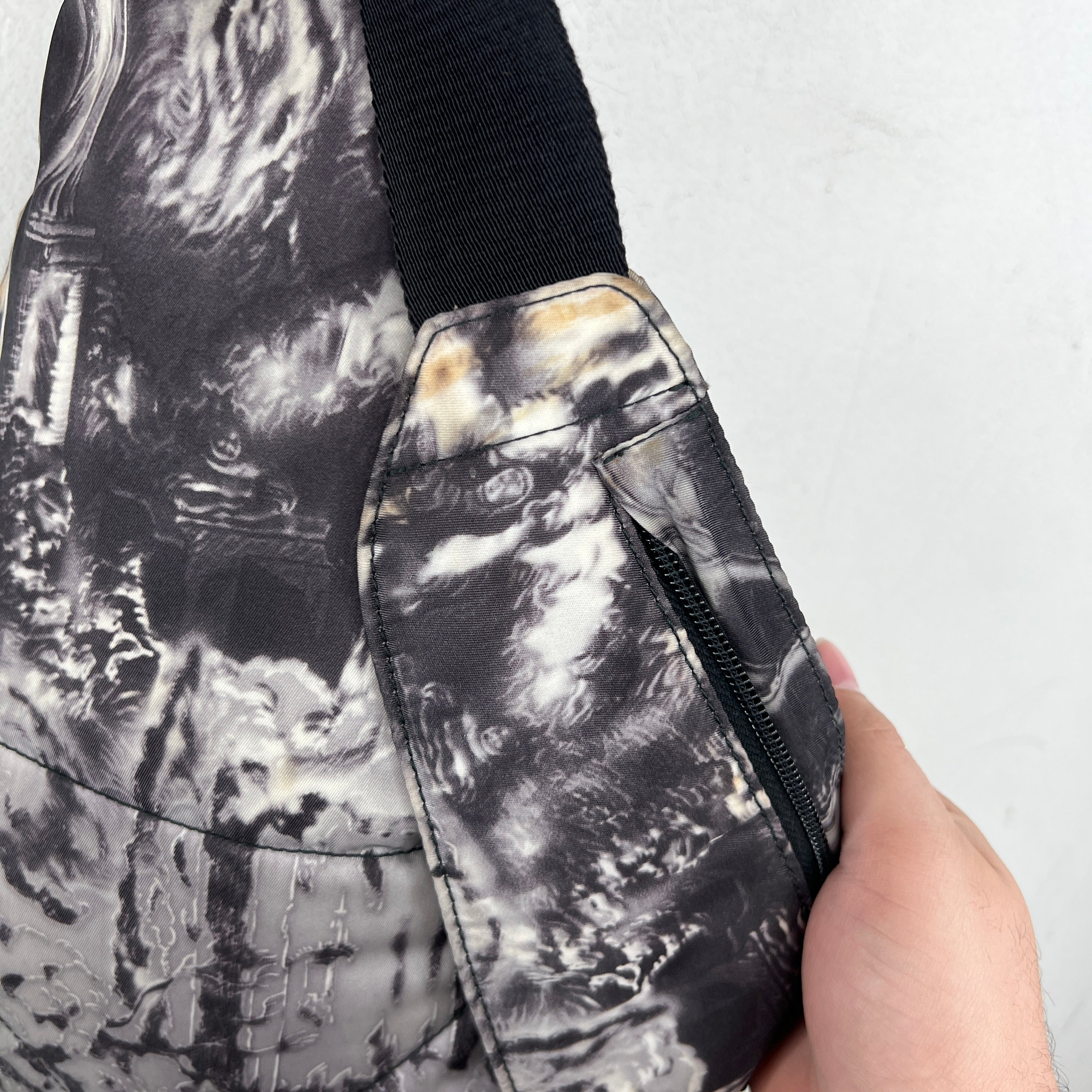 Prada Re Nylon Printed Sling Bag - Image 8