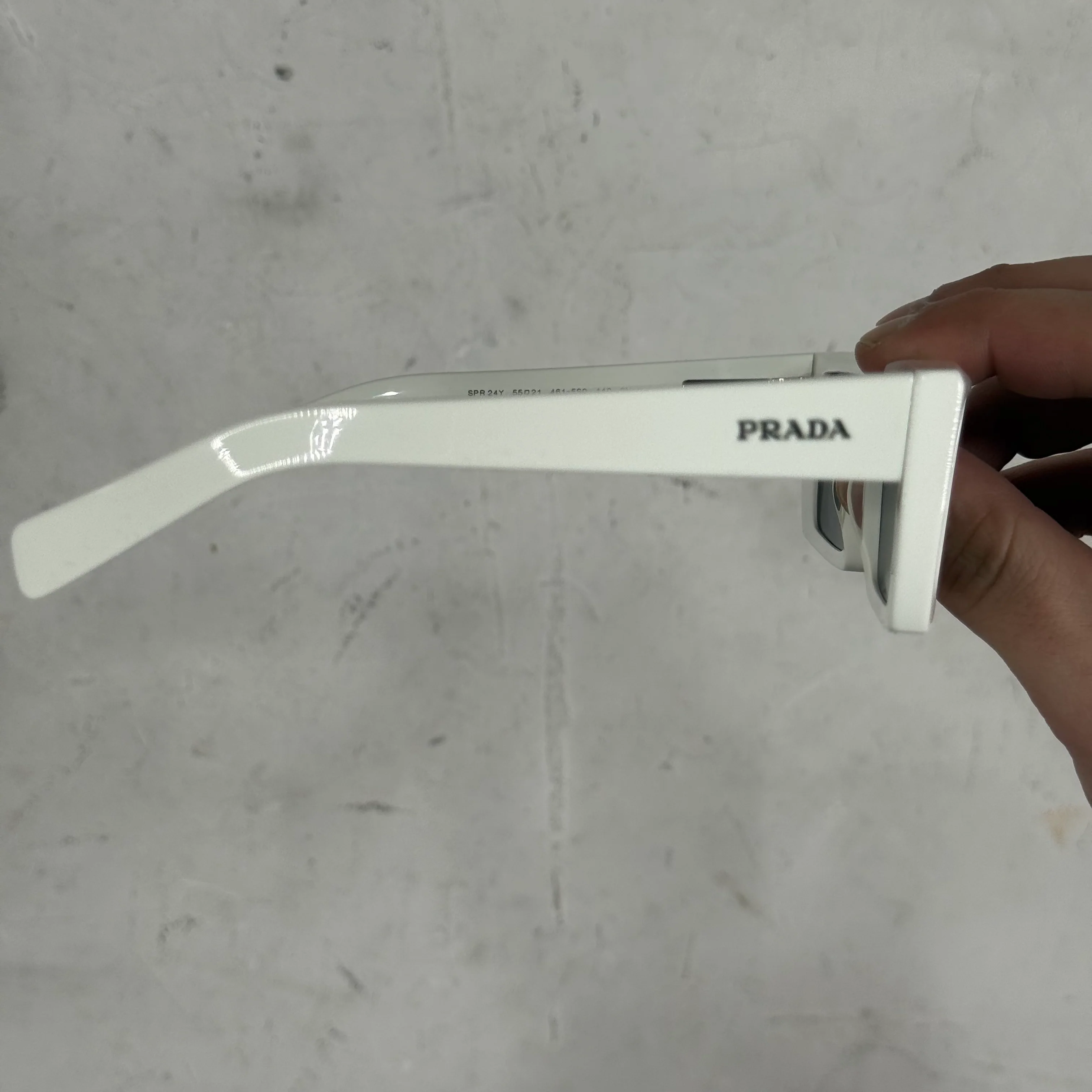 Prada Rectangular 24YS Runway Sunglasses - Image 3