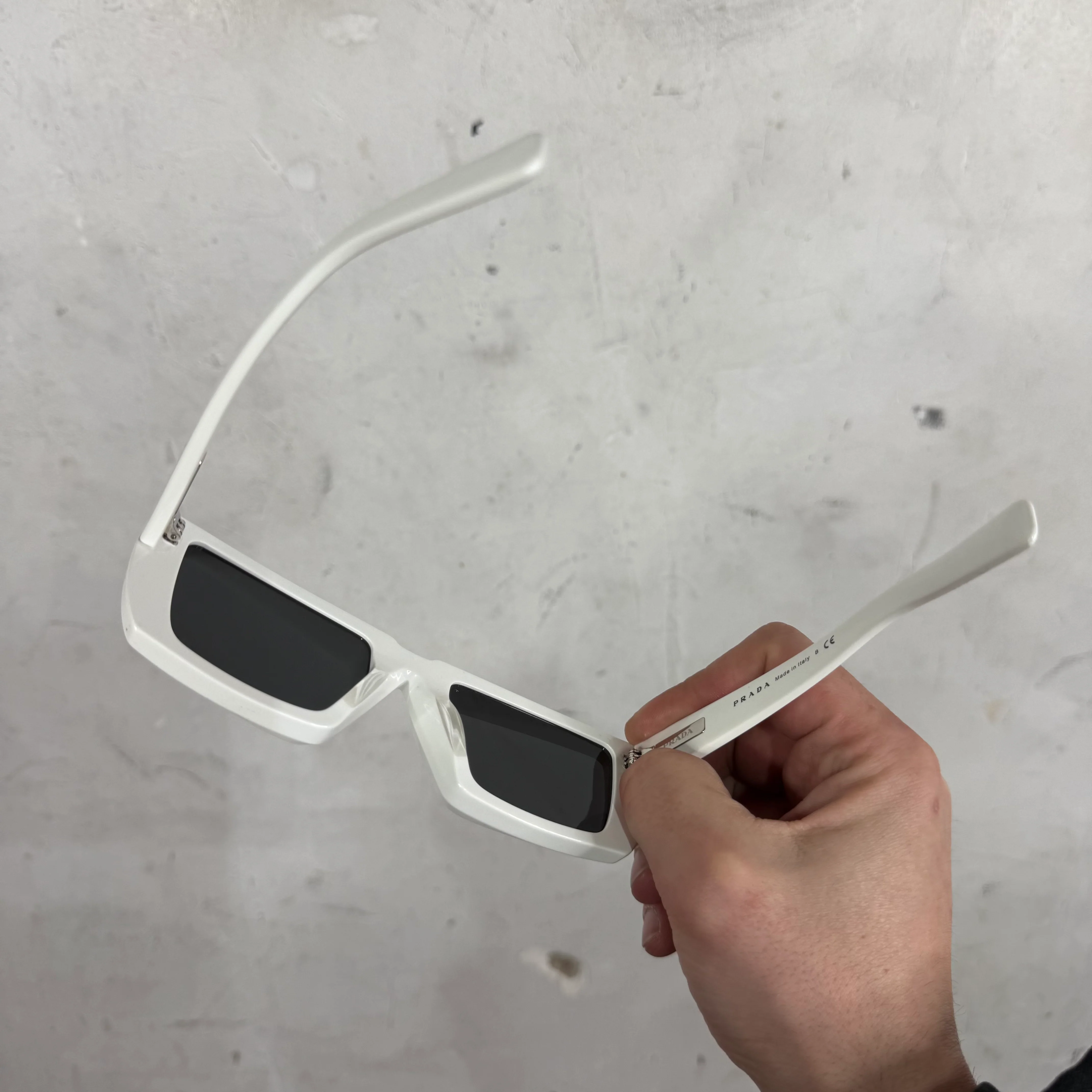 Prada Rectangular 24YS Runway Sunglasses - Image 7