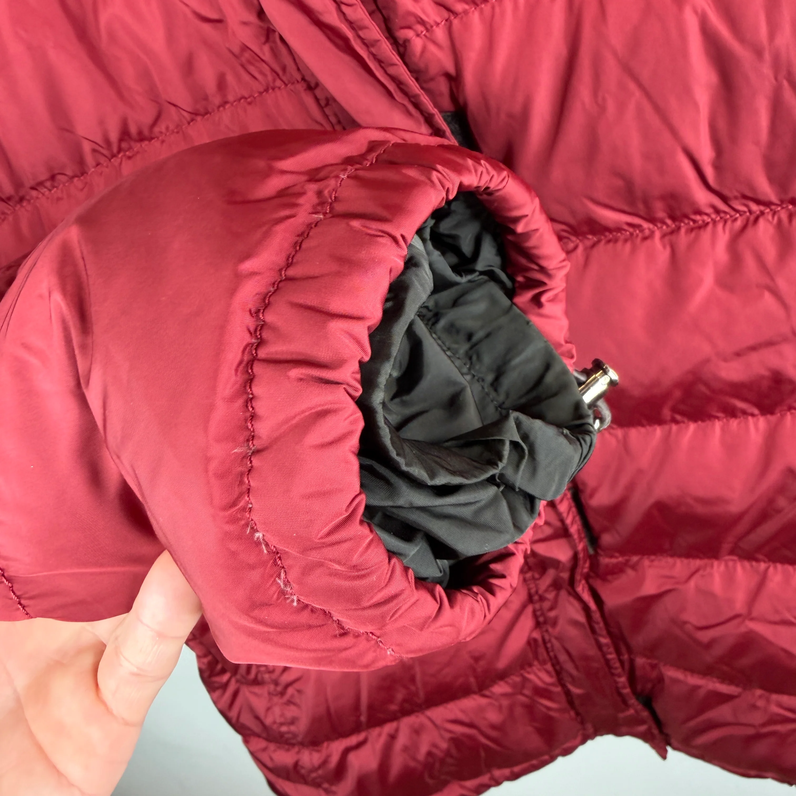 Prada Red Puffer Jacket - Image 5