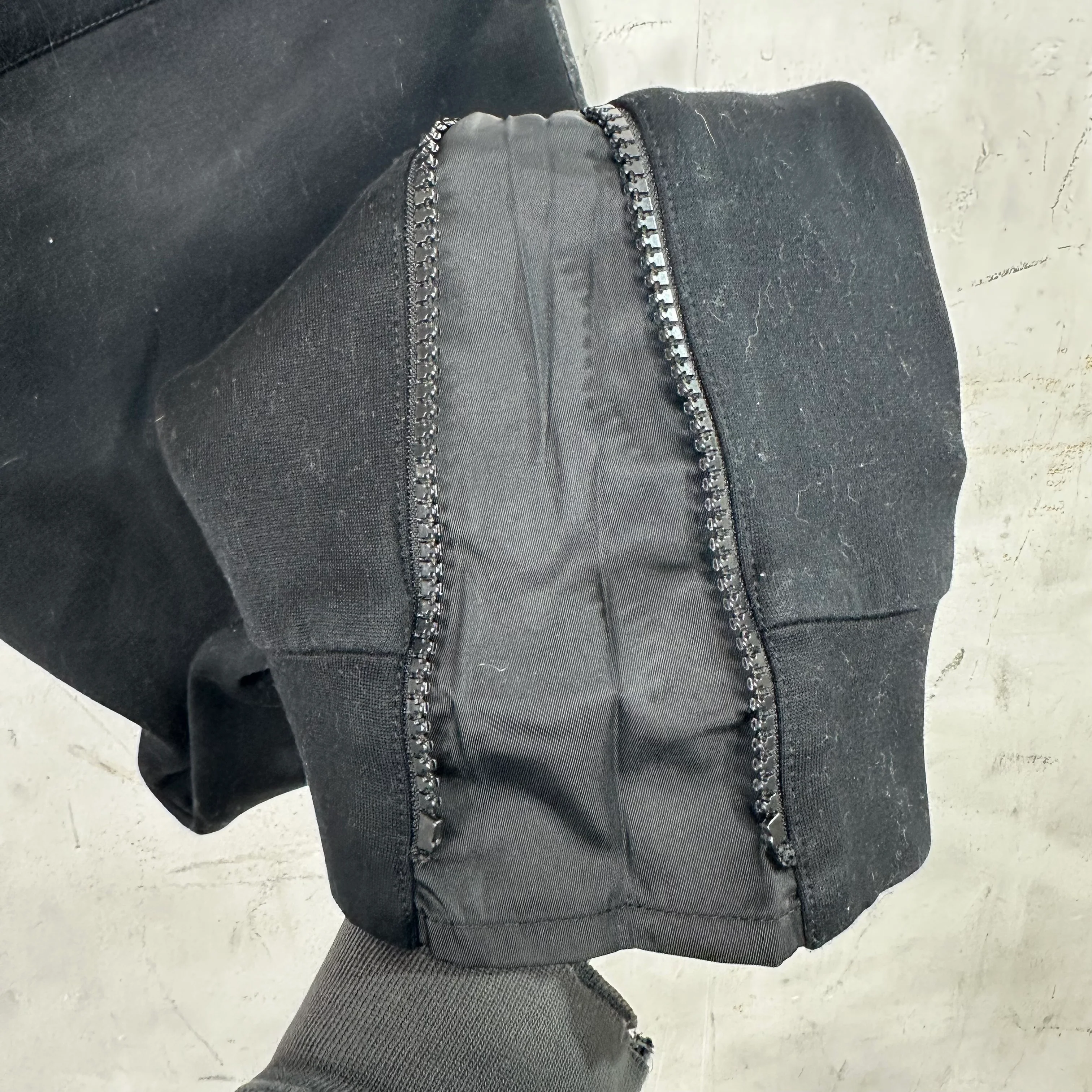 Prada Re-Nylon Leather Side Jogger Pants - Image 7