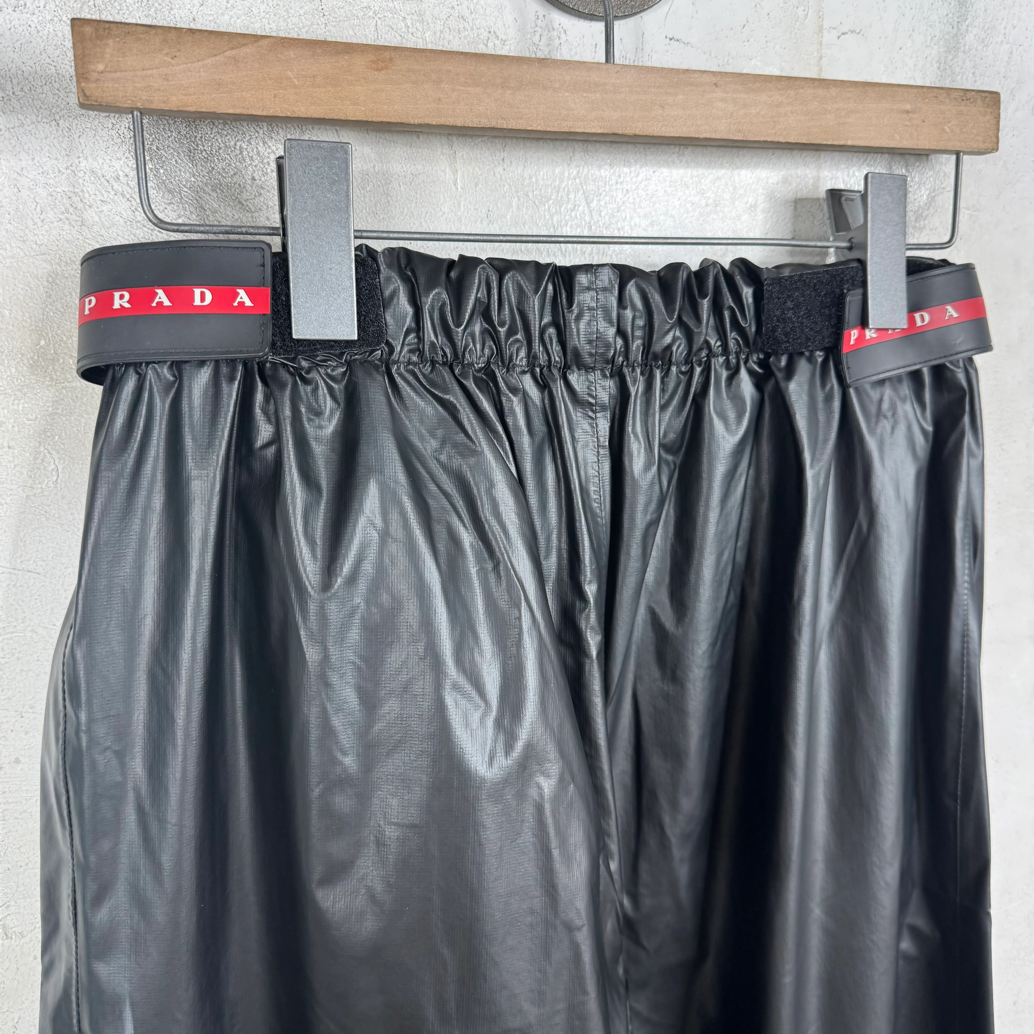 Prada Shiny Nylon Track Pants - Image 8