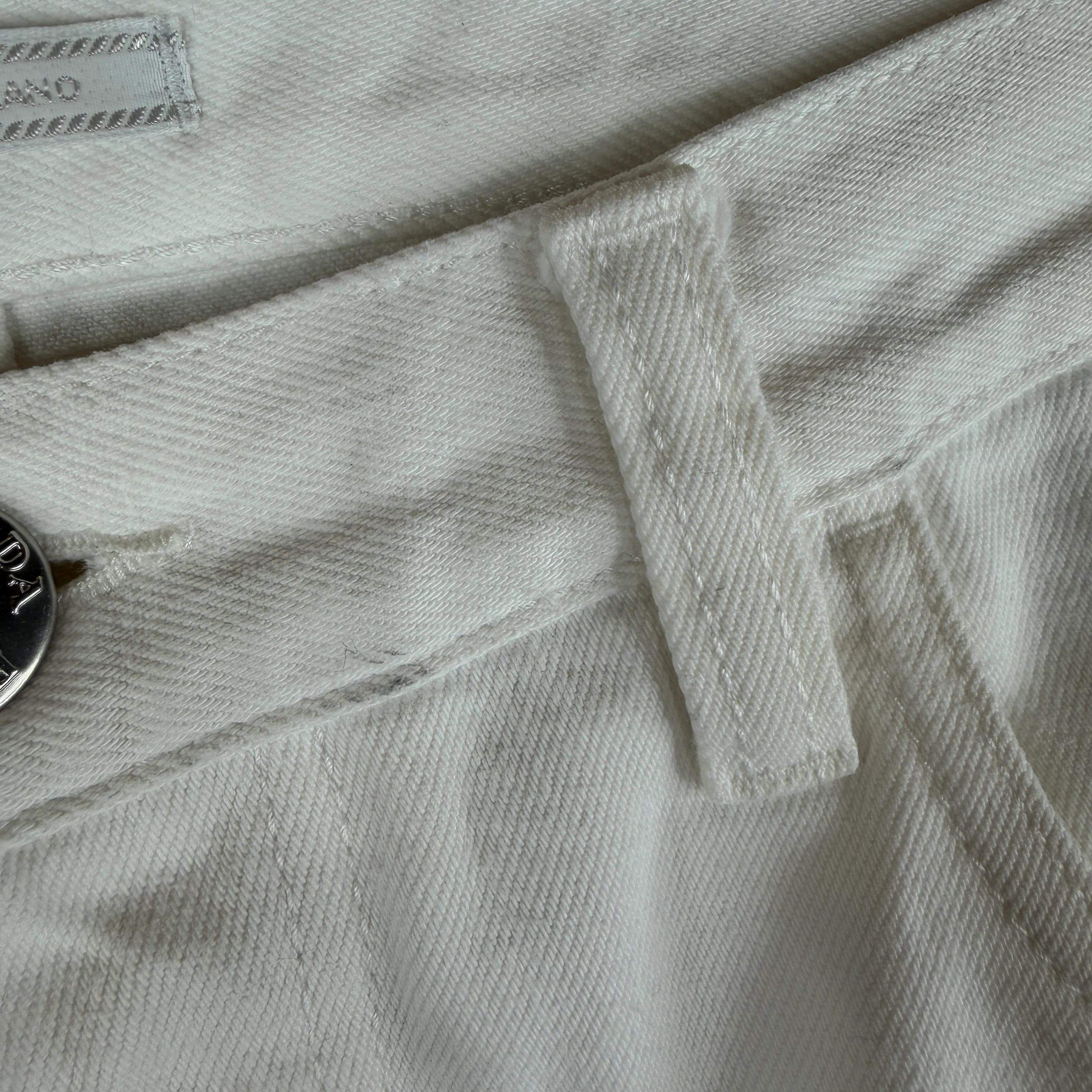 Prada White Denim Jeans - Image 12