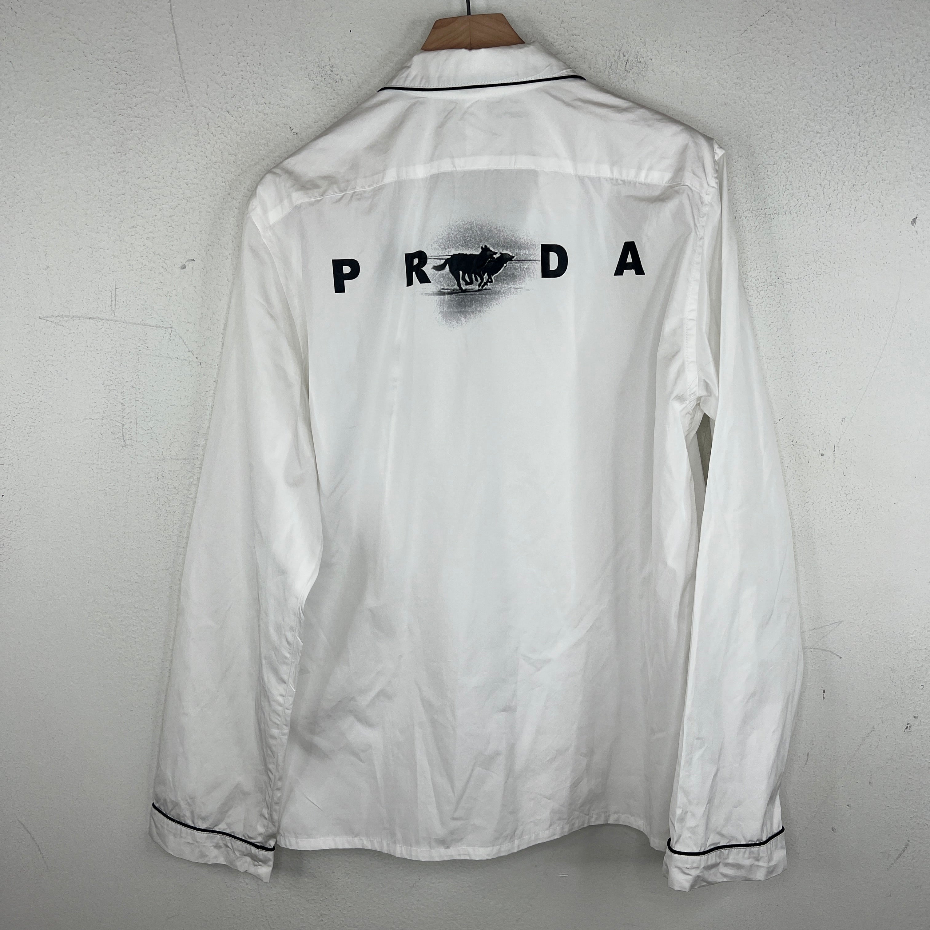 Prada White Invite Pajama Set - Image 3