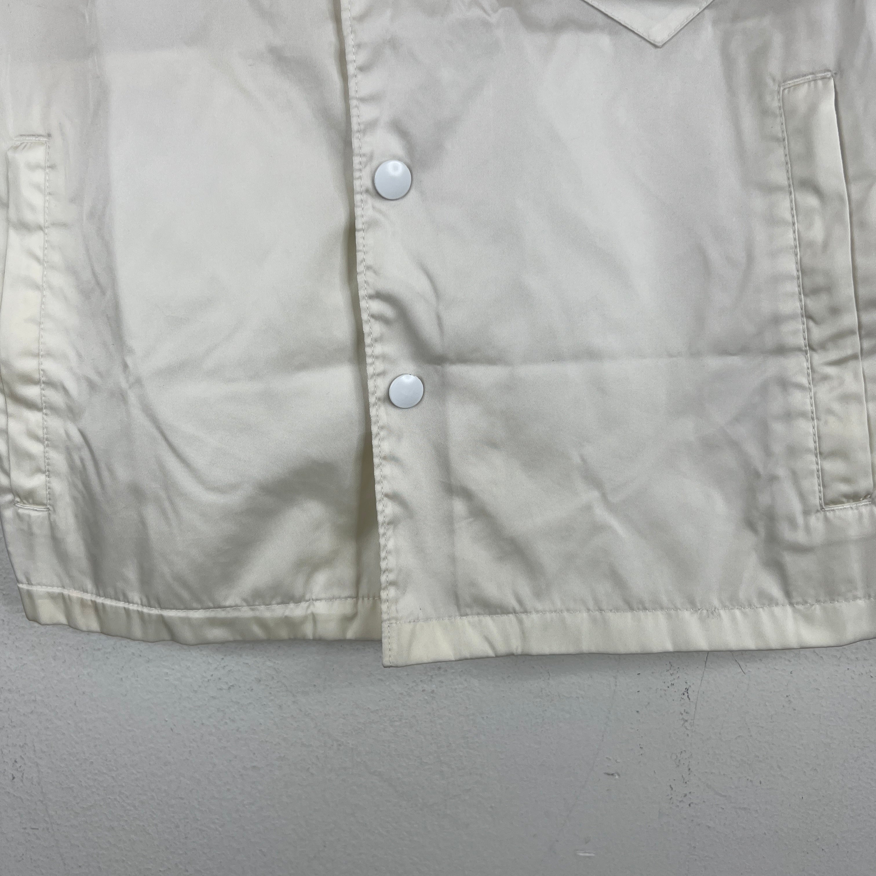 Prada White Re-Nylon Button Up Shirt - Image 9