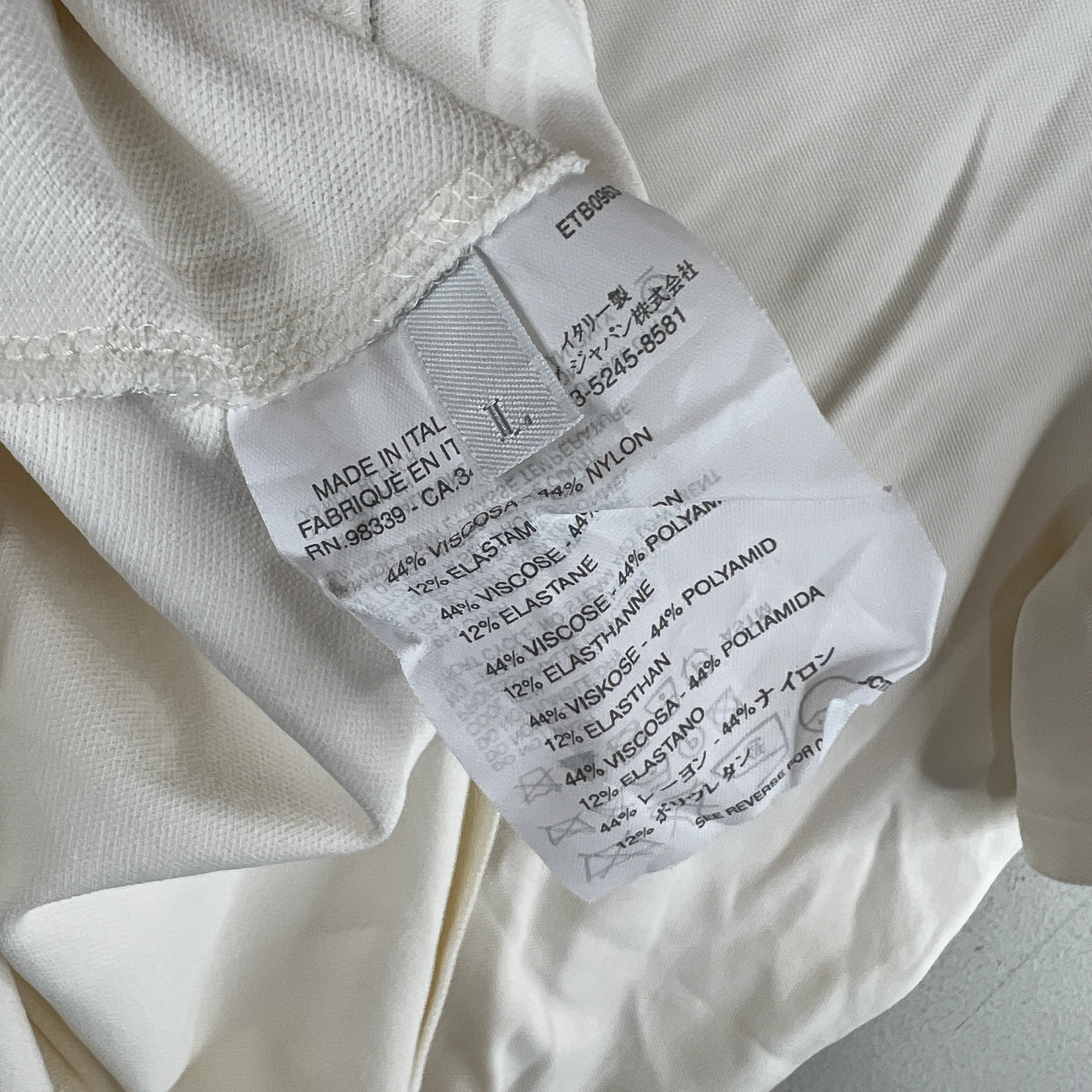 Prada White Zipper Detail T-Shirt - Image 3