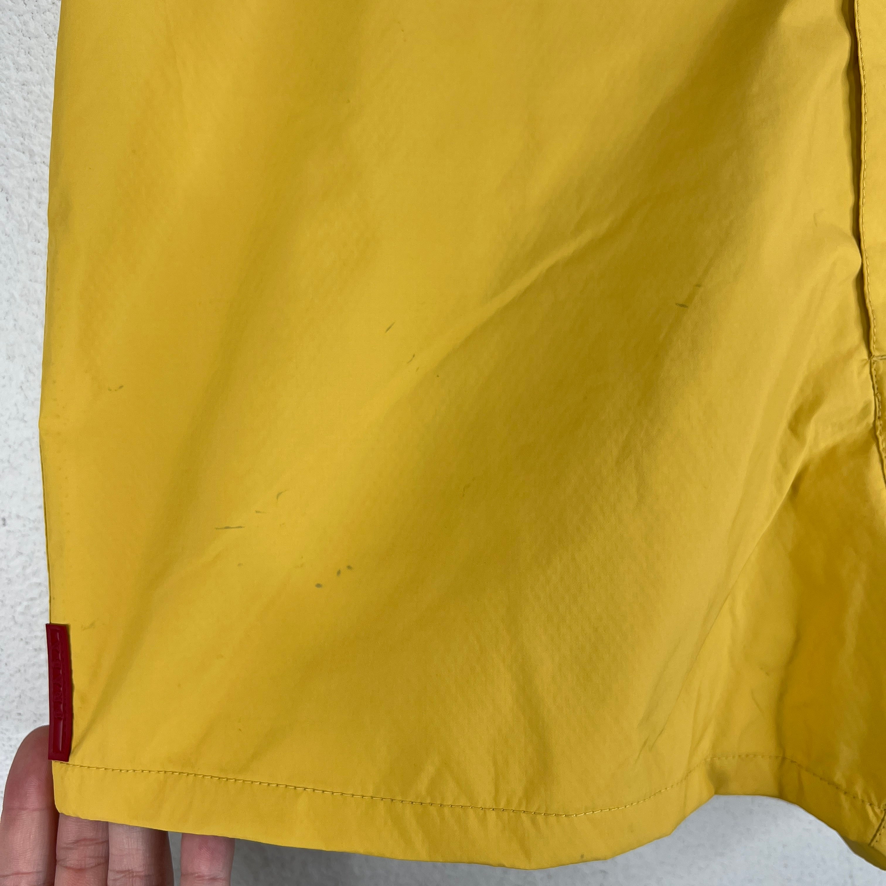 Prada Yellow Nylon Swim Shorts - Image 6