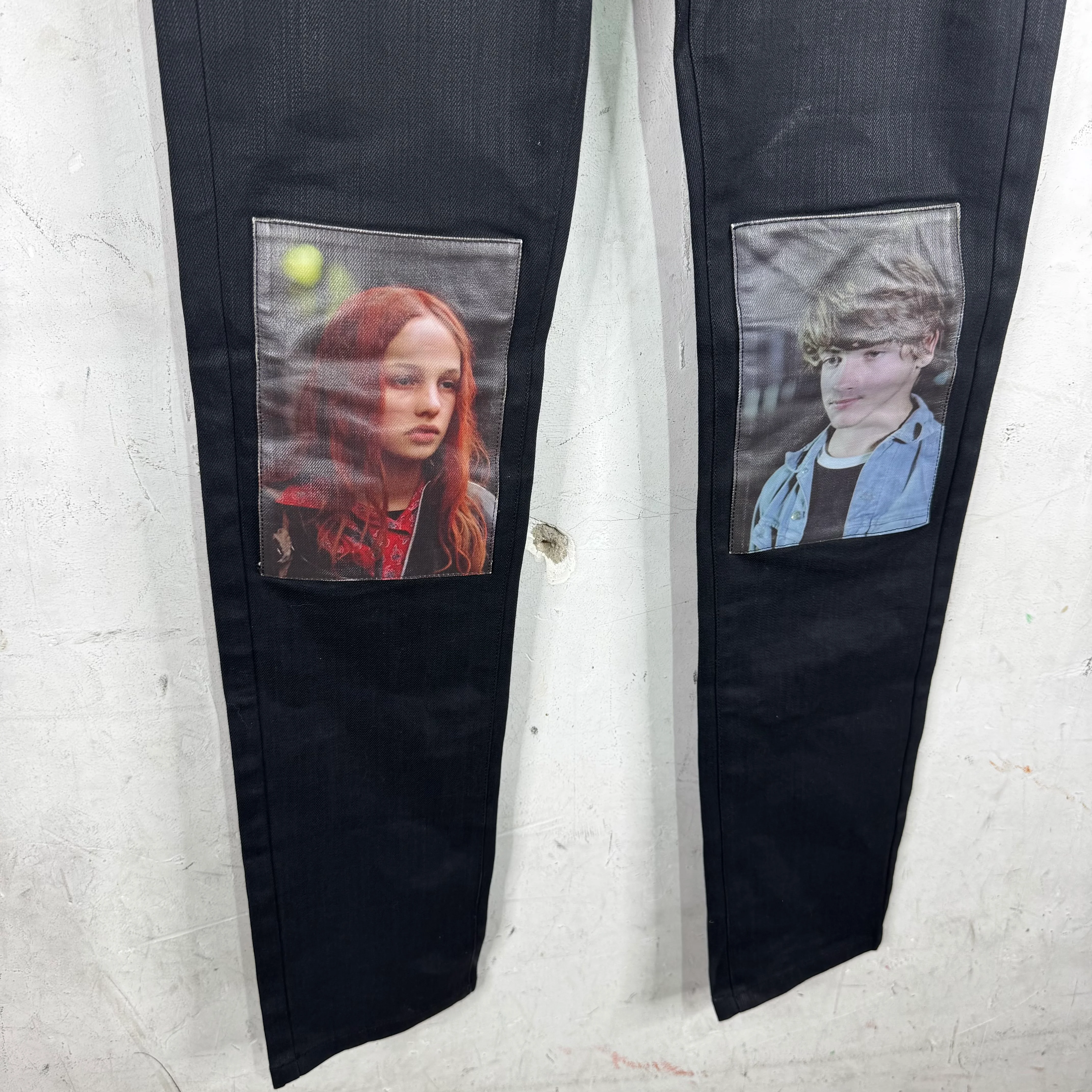 Raf Simons Christiane F Waxed Jeans - Image 3