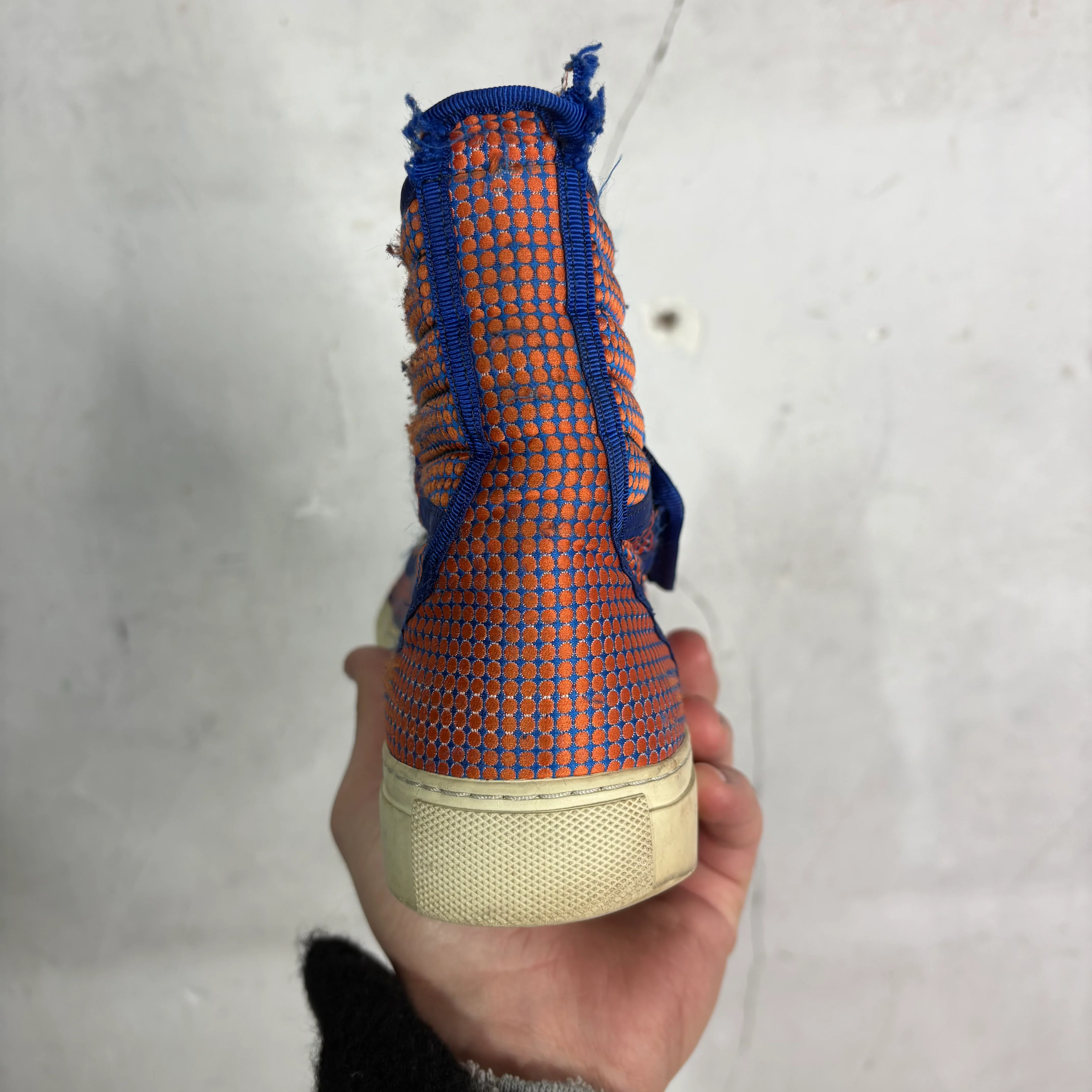 Raf Simons High Top Velcro Sneakers - Image 5